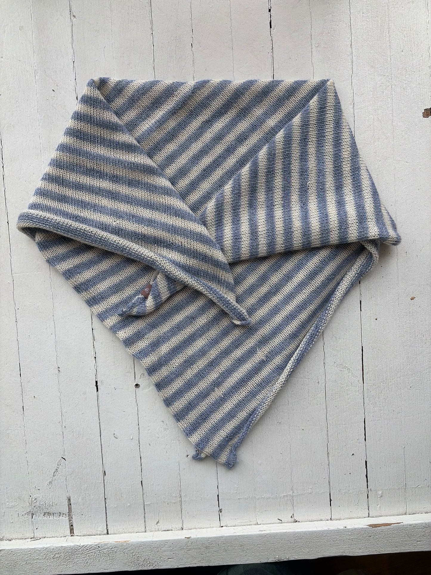 100% Alpaca Stripe Neckerchief by Samantha Holmes
