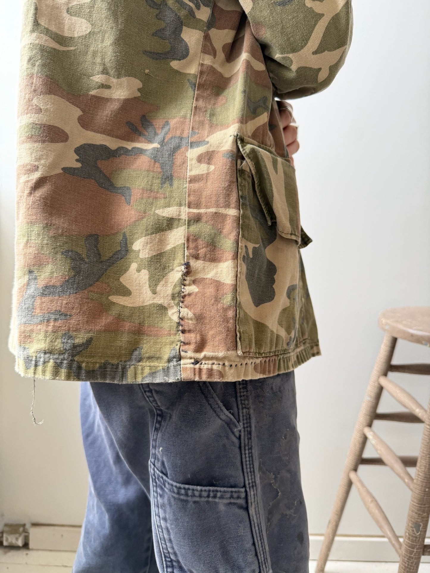 Faded Military Chore Jacket