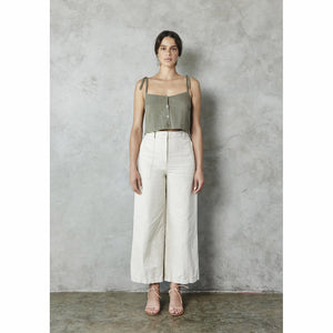 Open image in slideshow, Cargo Trouser Linen Canvas By First Rite
