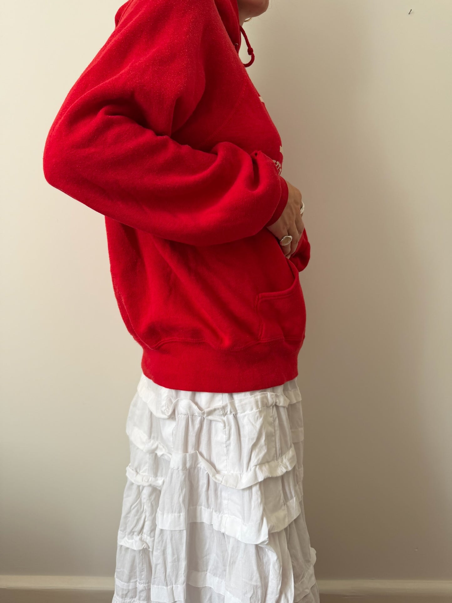 Bright Red “Bud” Hoodie