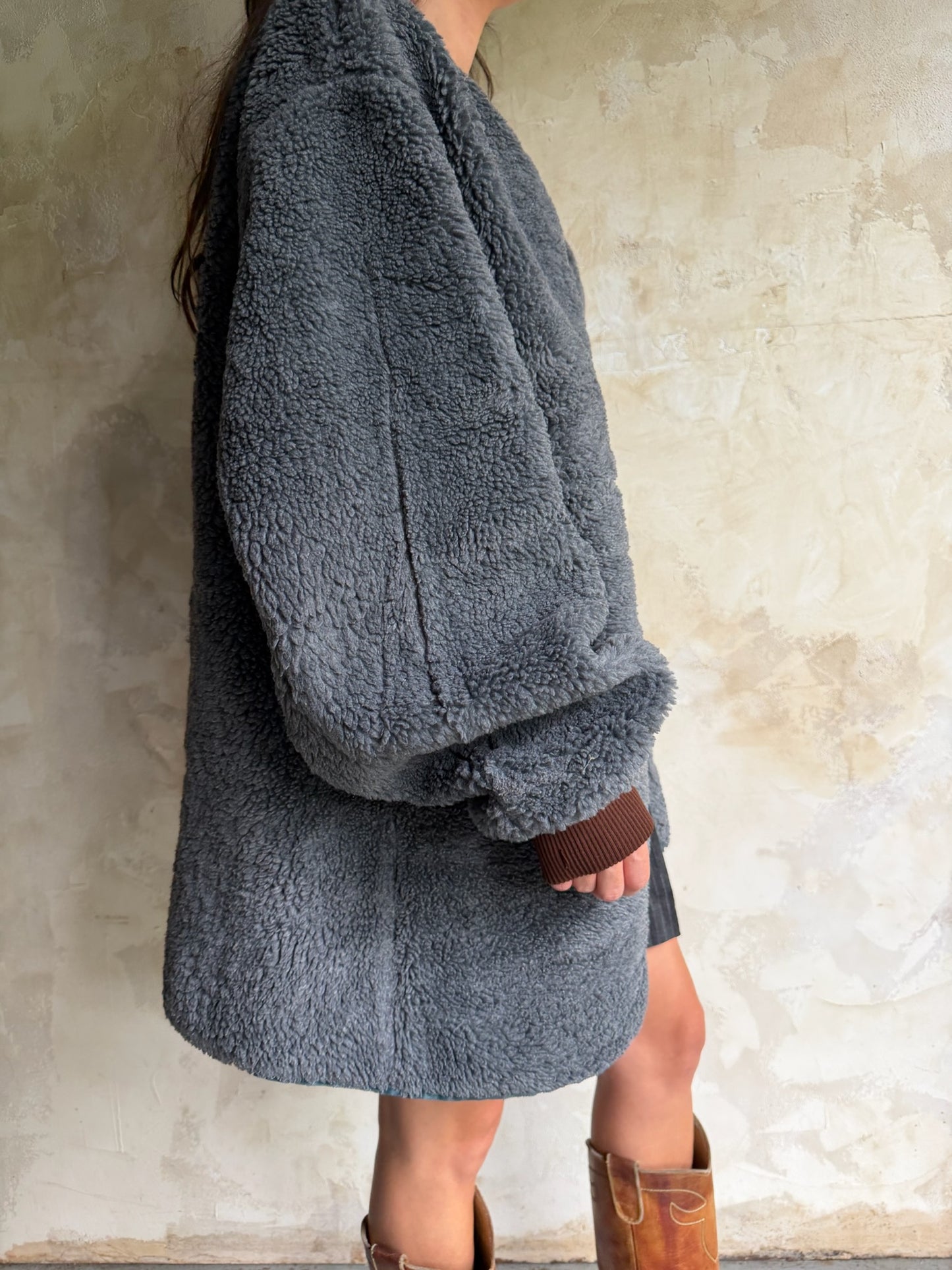 Grey Fleece Military Liner