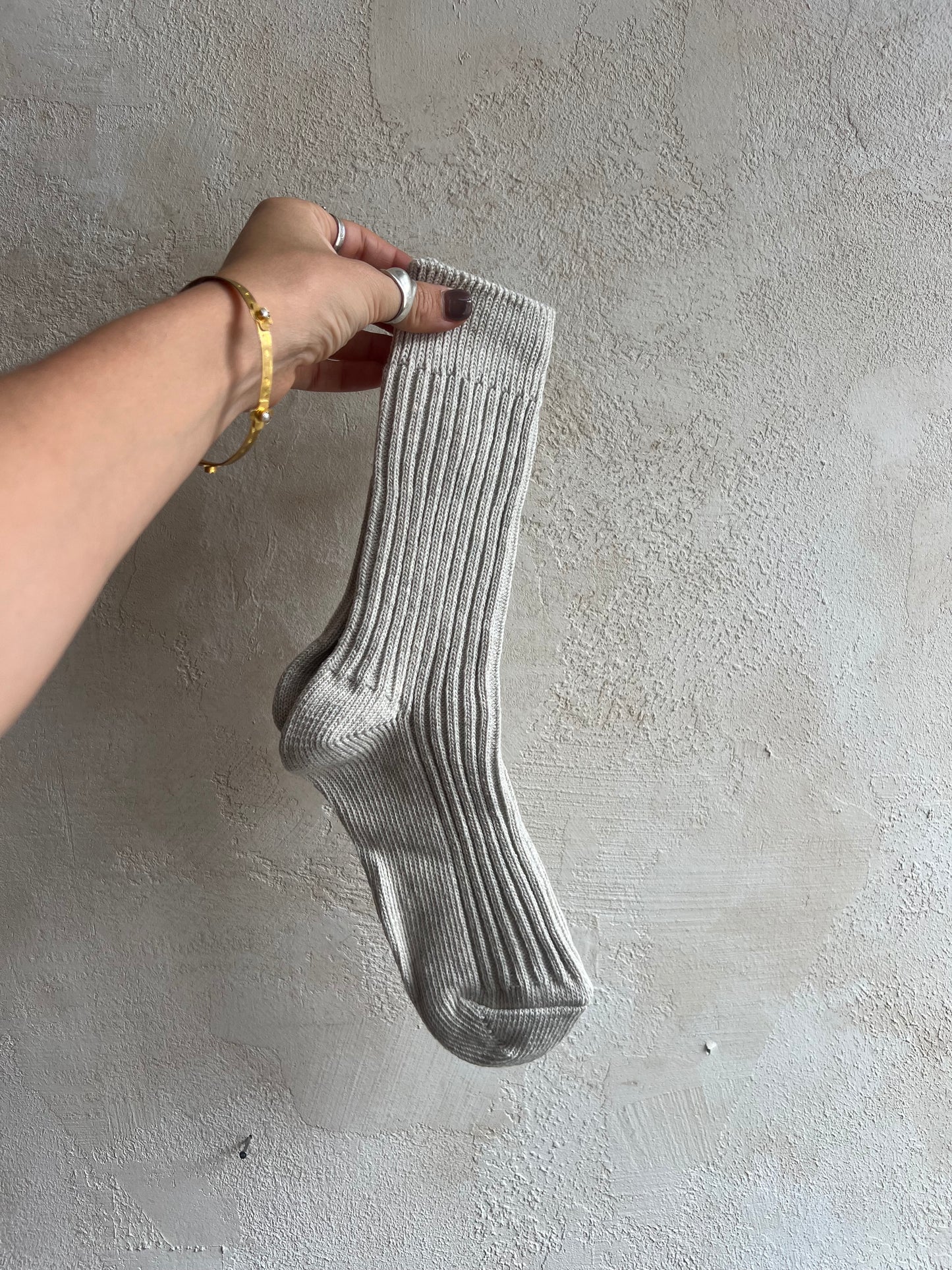 Ribbed Cotton High Socks by Billy Bamboo