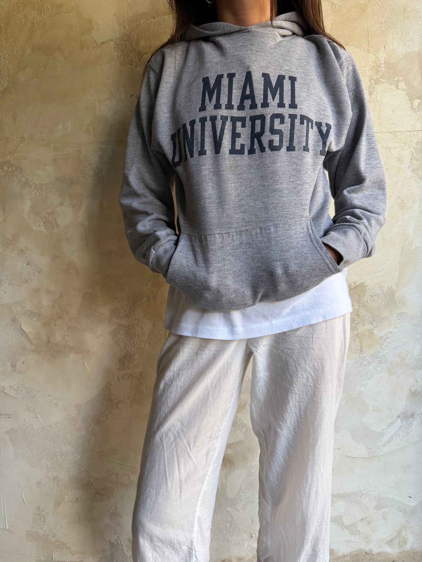Miami Uni Grey Hoodie