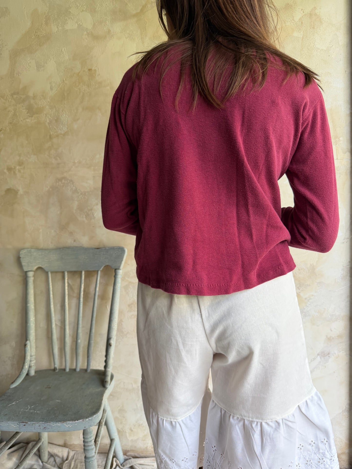 Maroon Henley