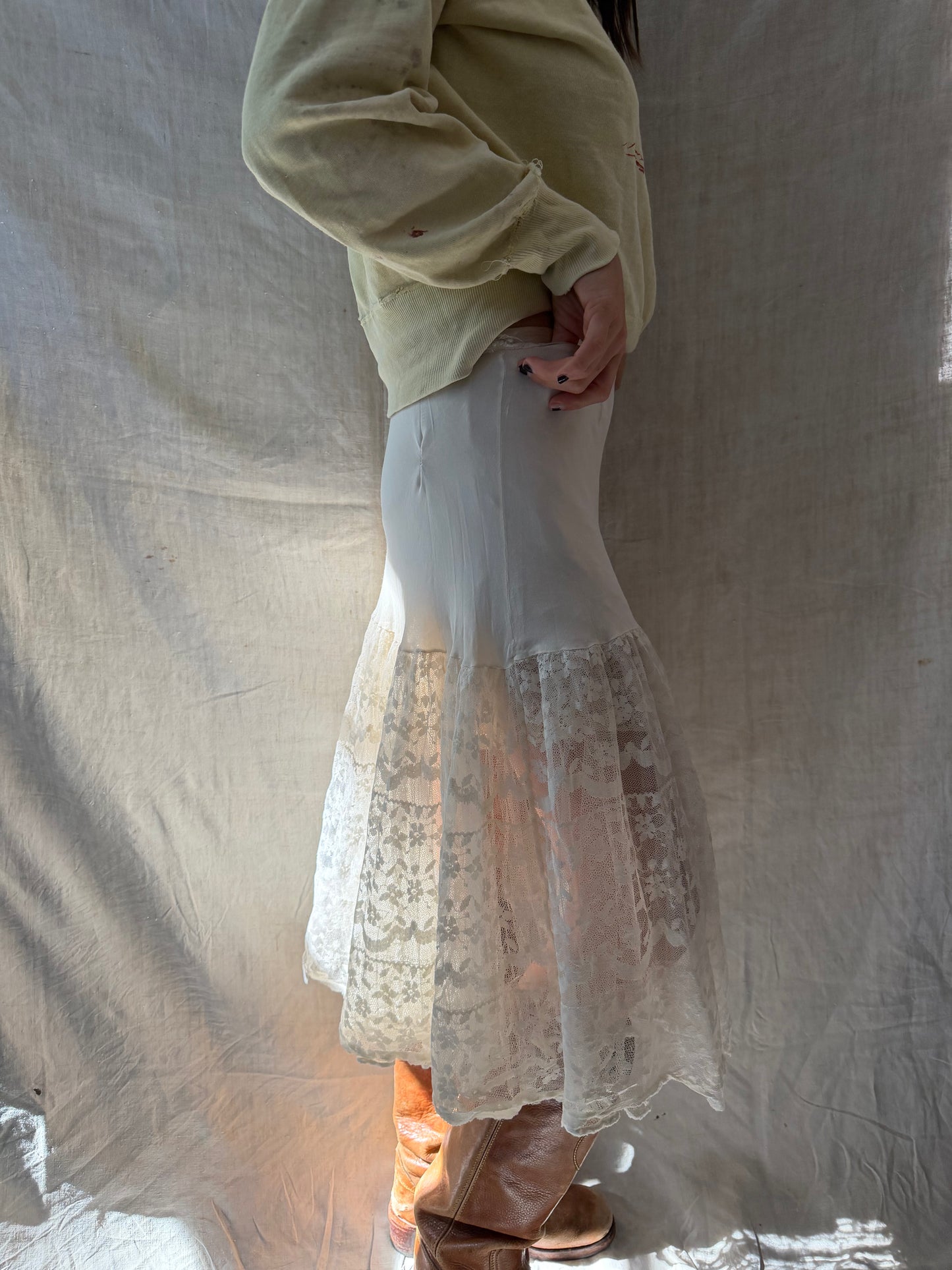 Petticoat Lace Slip Skirt