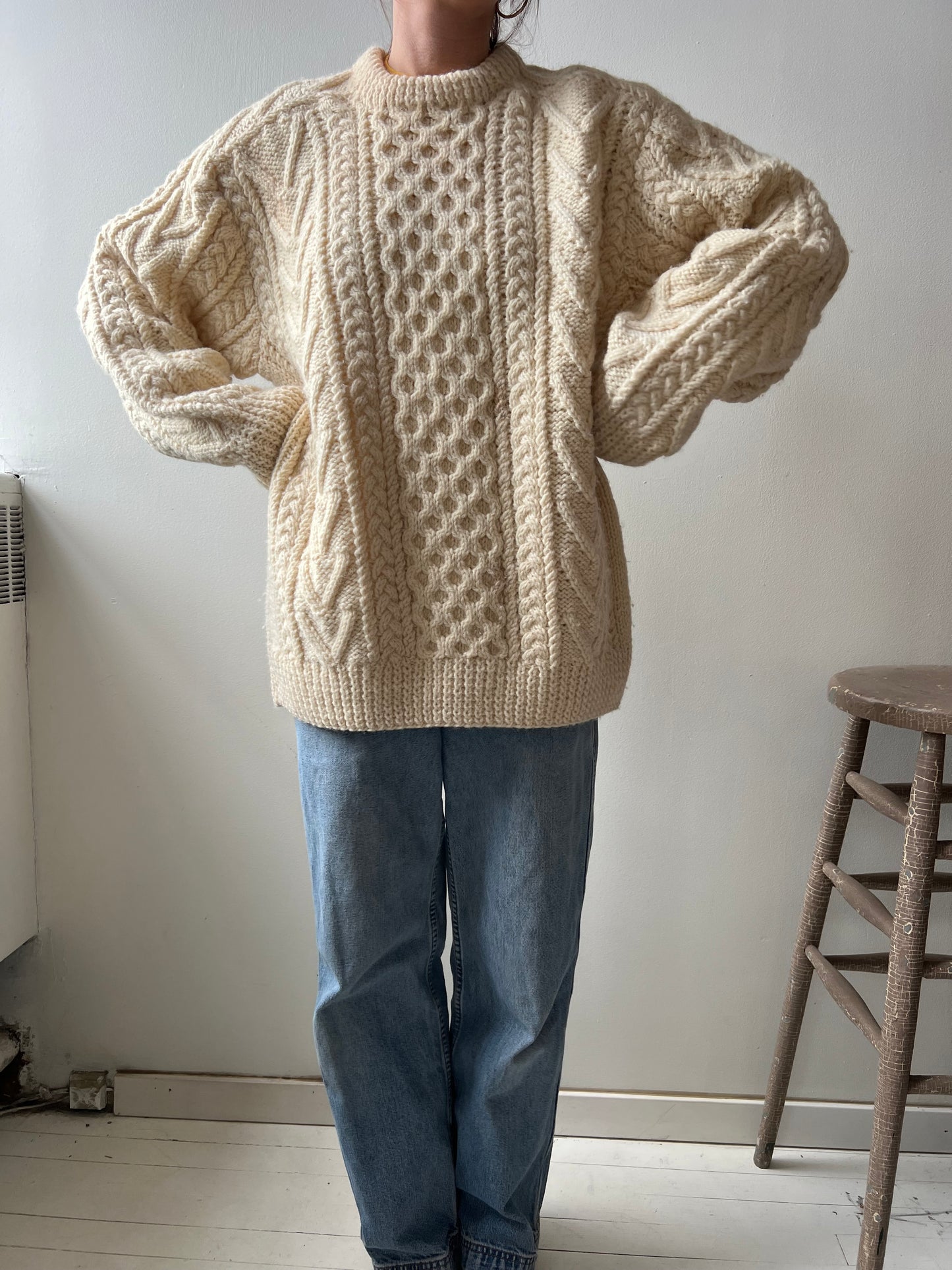 Gaeltarra Handknit Irish Wool Sweater