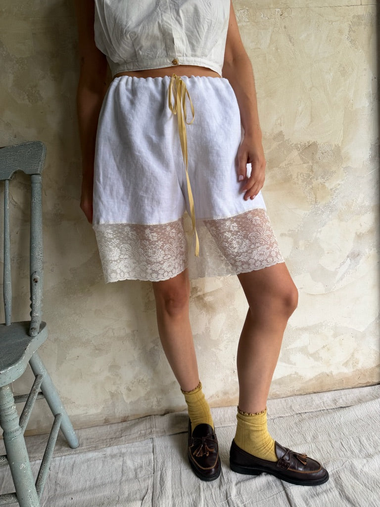 Handmade Lace Short Bloomers