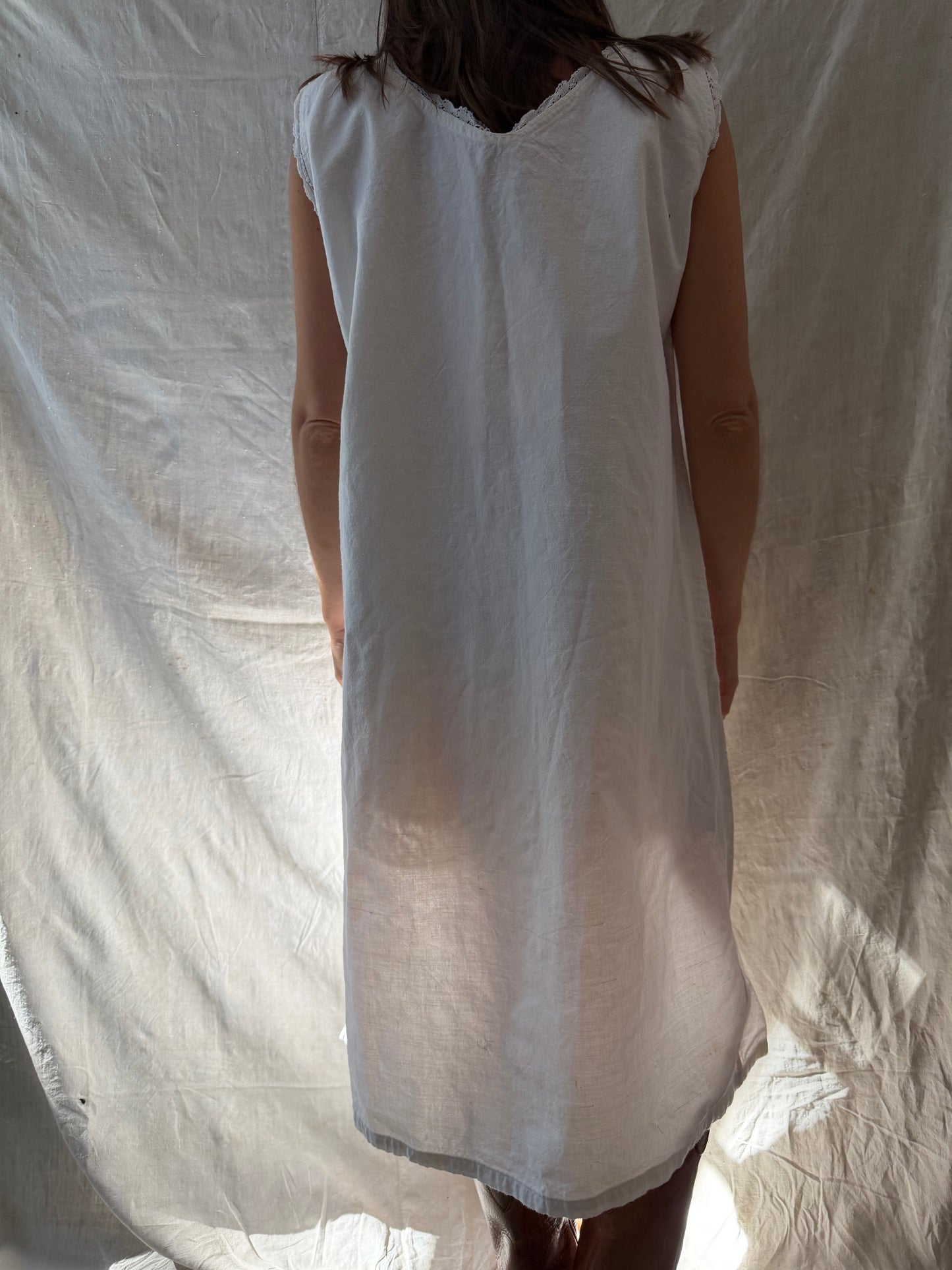 Antique Italian Heavyweight Cotton Smock