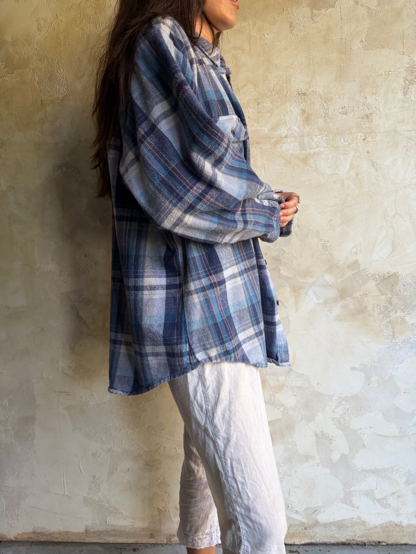 Blue Plaid Flannel