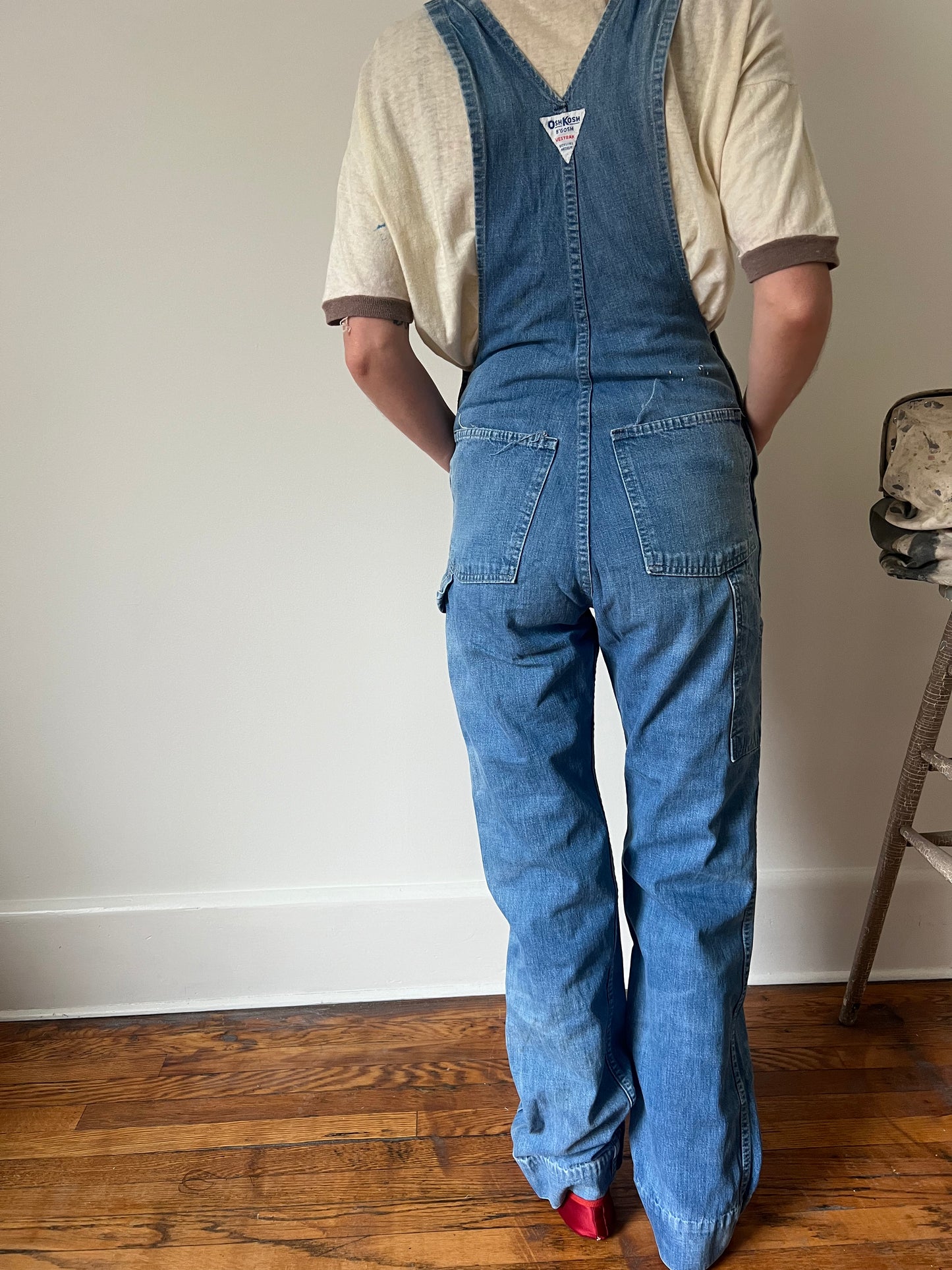 Faded Lightwash Oshkosh Denim Overalls