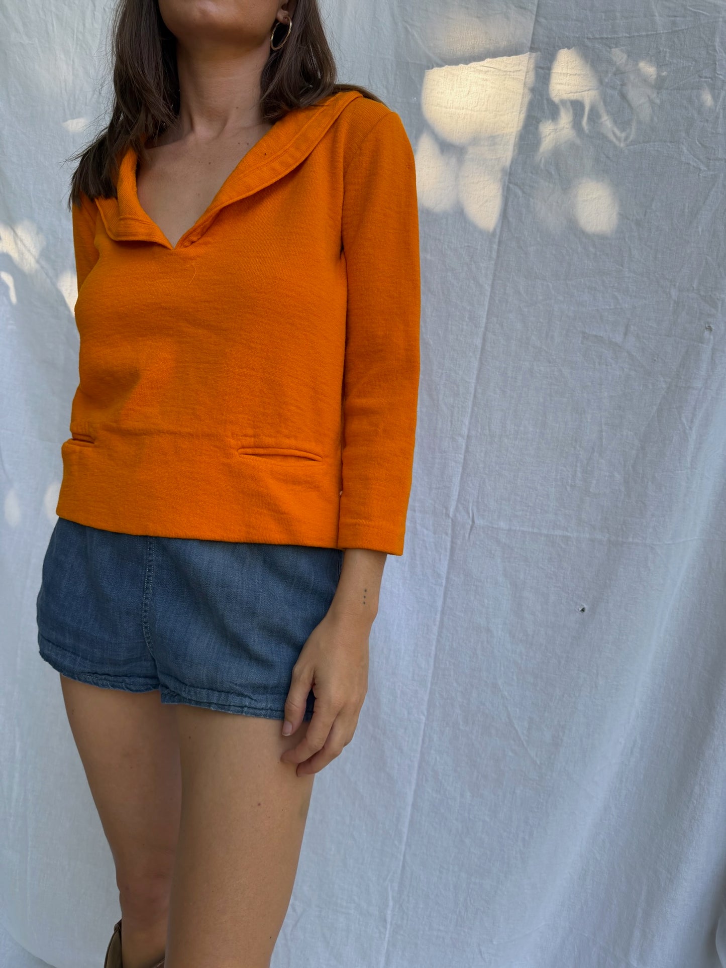 70s Tangerine Top