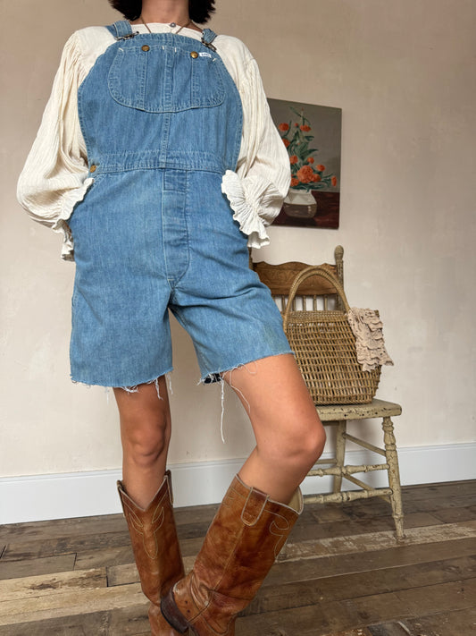 Lee Short Denim Overalls