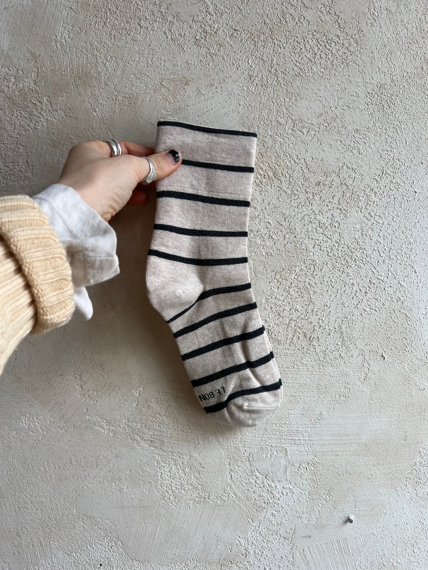 Wally Socks in Grain by Le Bon Shoppe