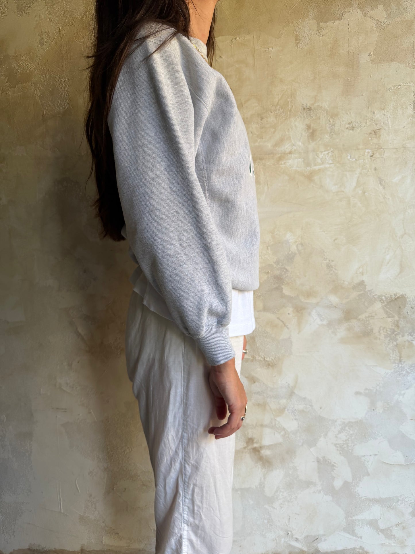 Grey William Woods Crewneck