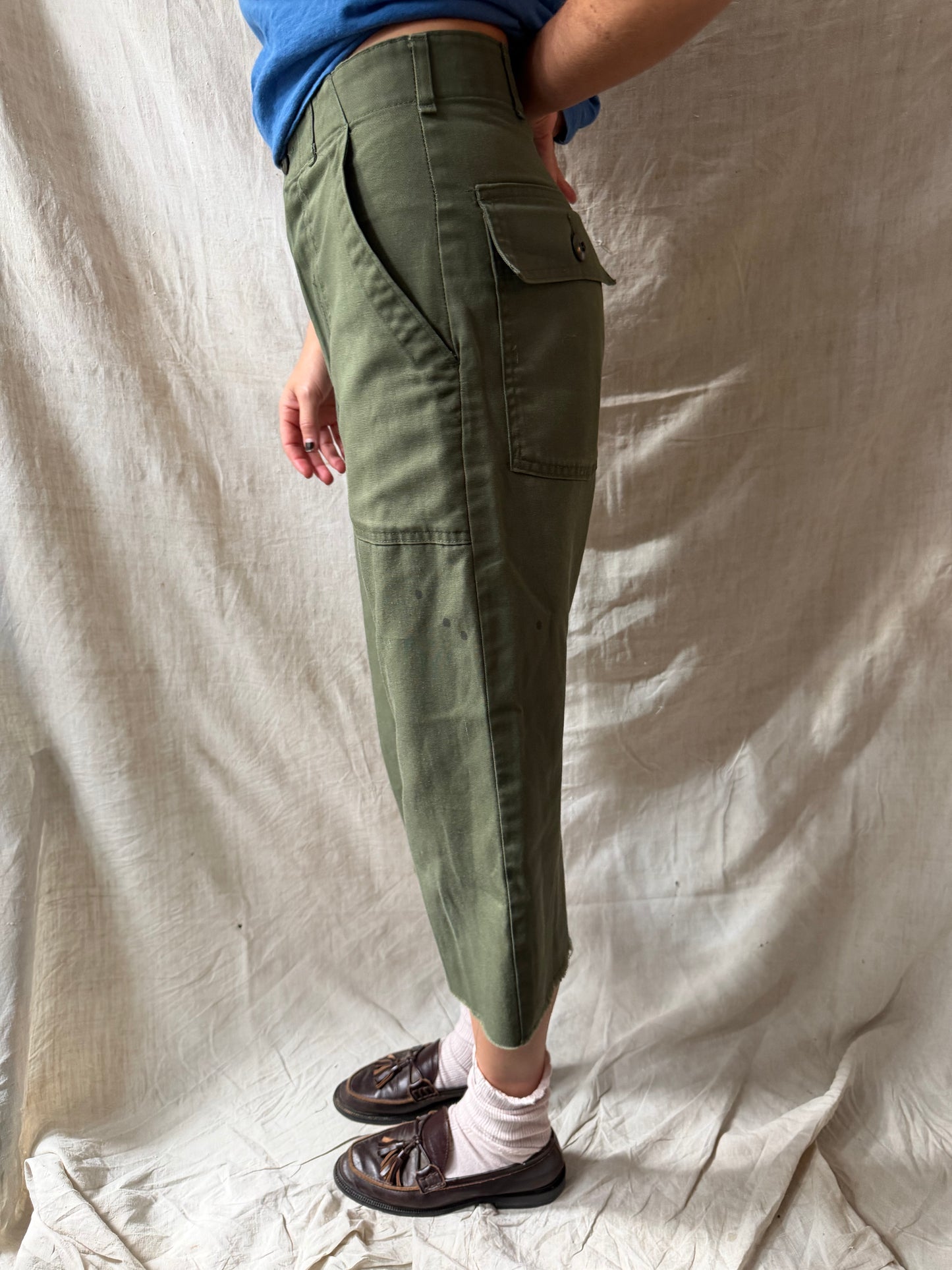 Cropped OG 107 Military Pants