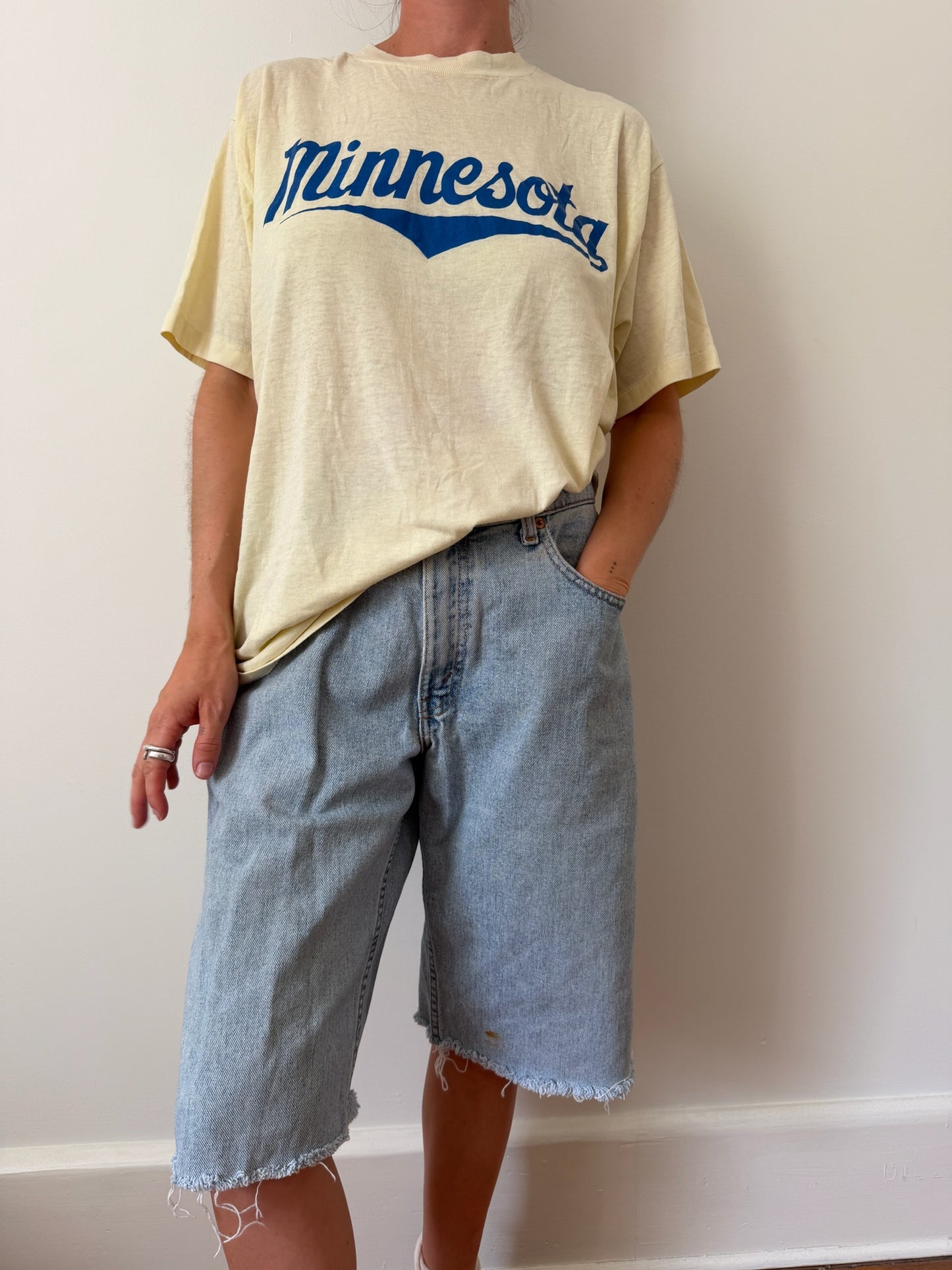 Thin Baby Yellow Minnesota Tee