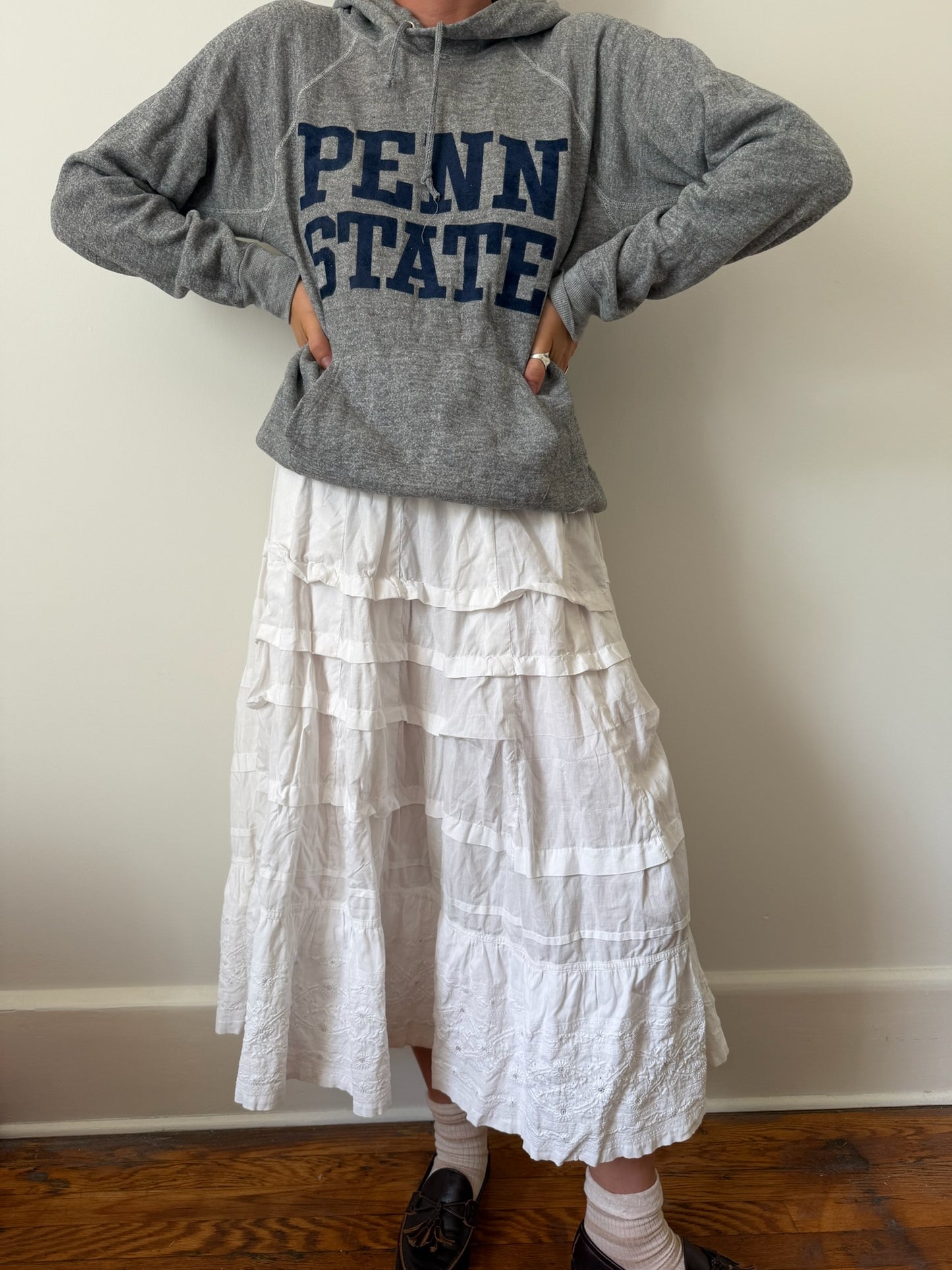 Grey Penn State Hoodie