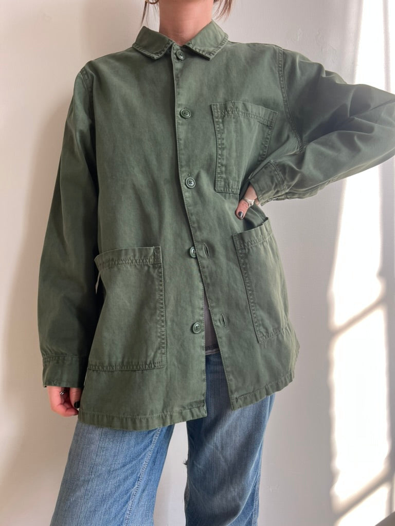 Military Green Chore Jacket