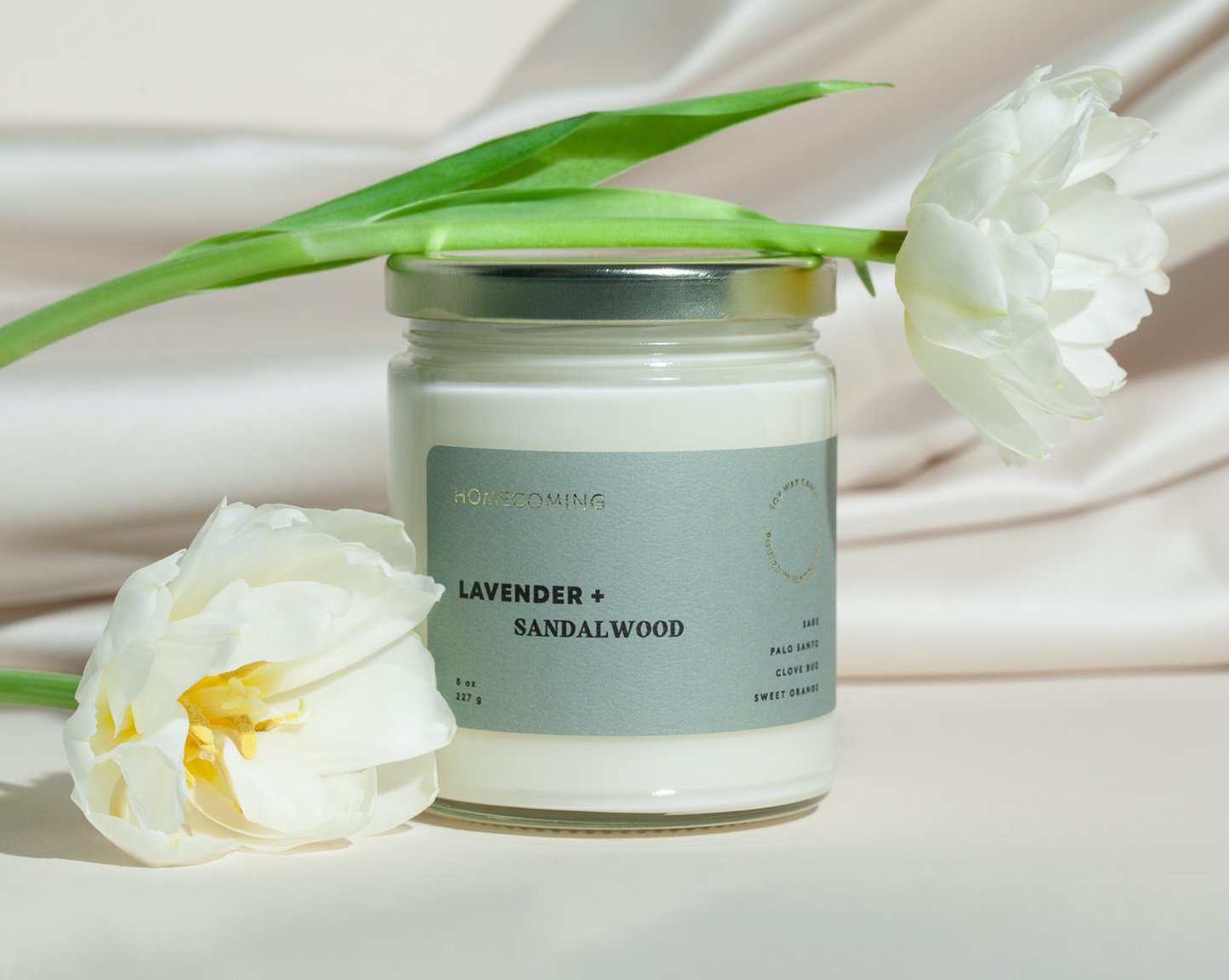 Lavender + Sandalwood  Candle