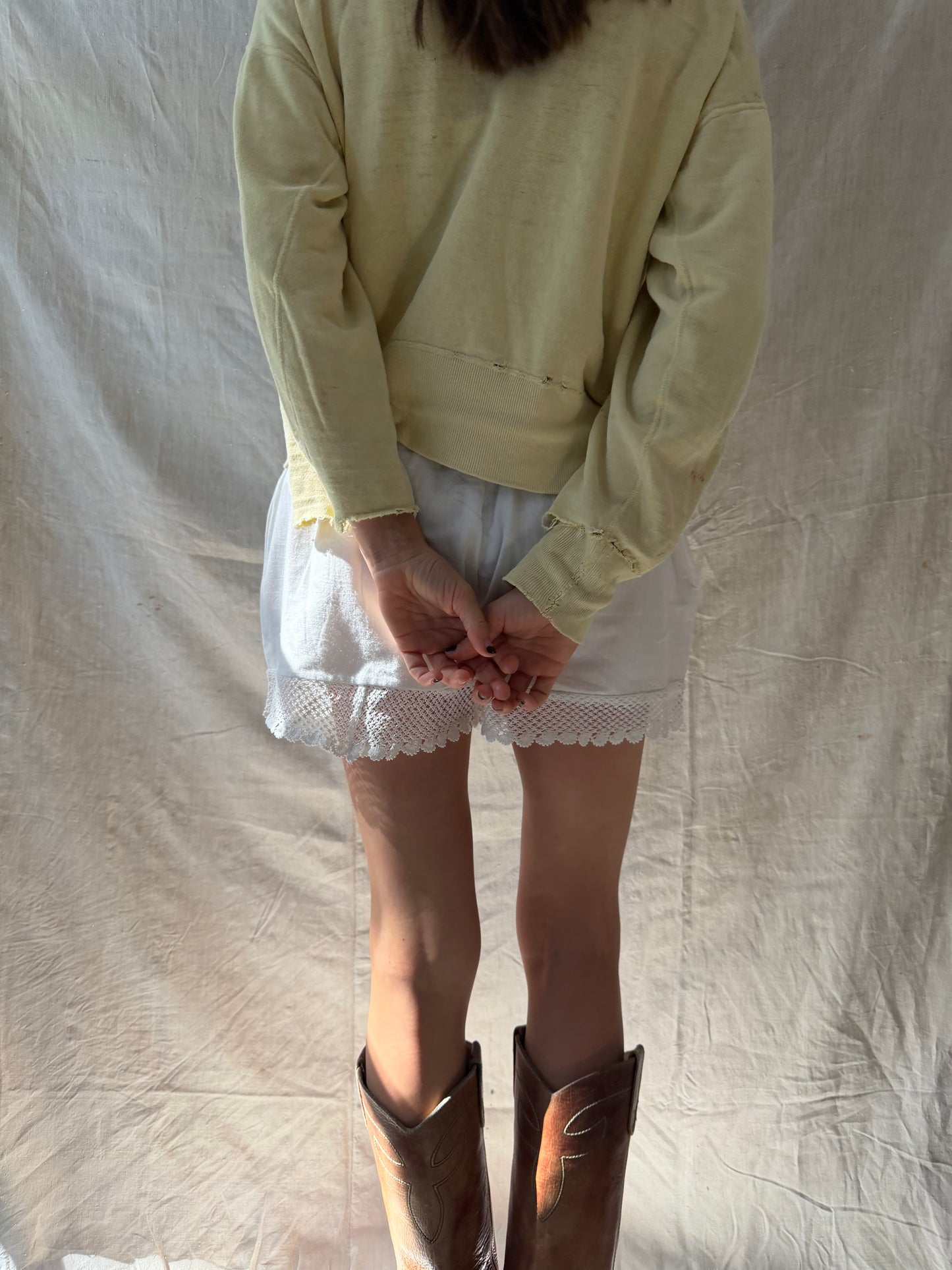 Wanderly Bloomer with Crochet Scalloped Trim