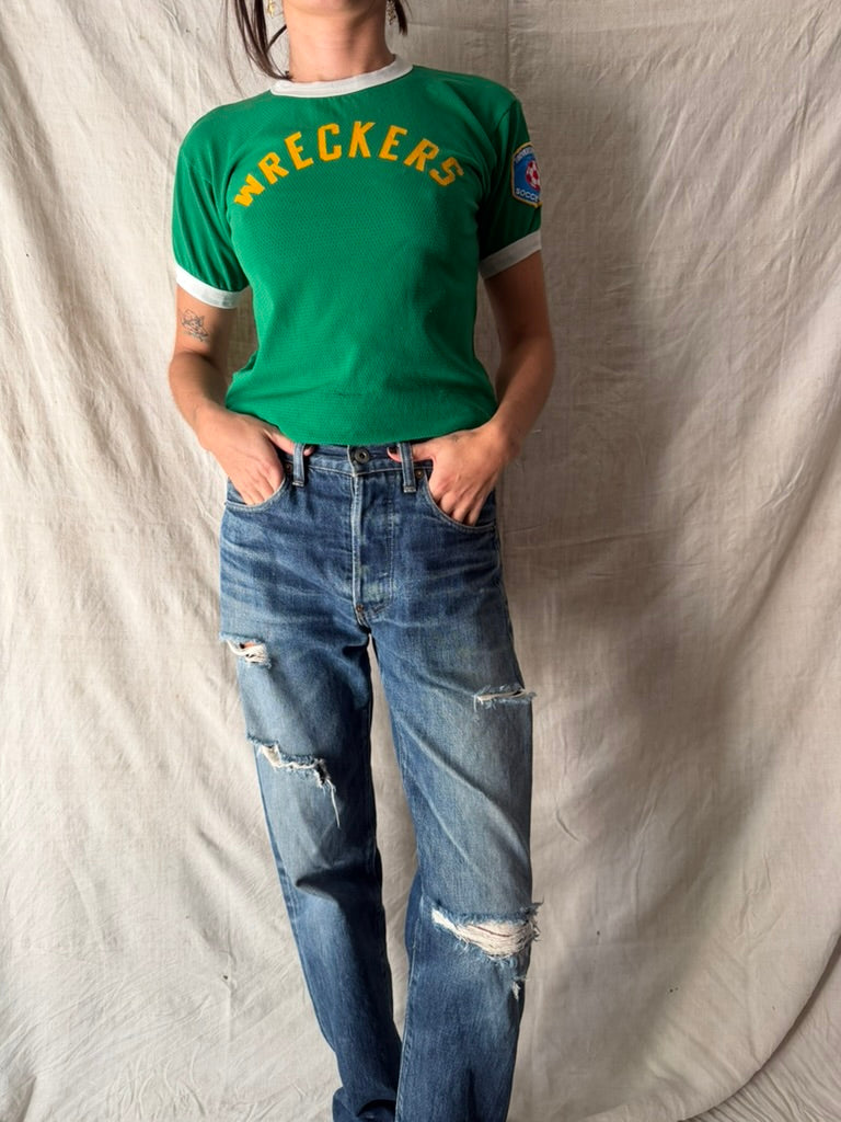 Green Wreckers Soccer Jersey