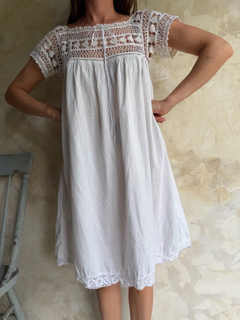 Victorian Crochet Baby Doll Dress