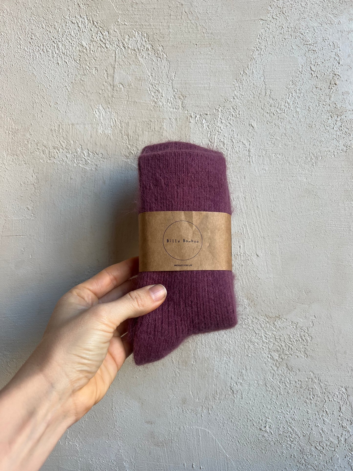 Angora Wool Socks by Billy Bamboo