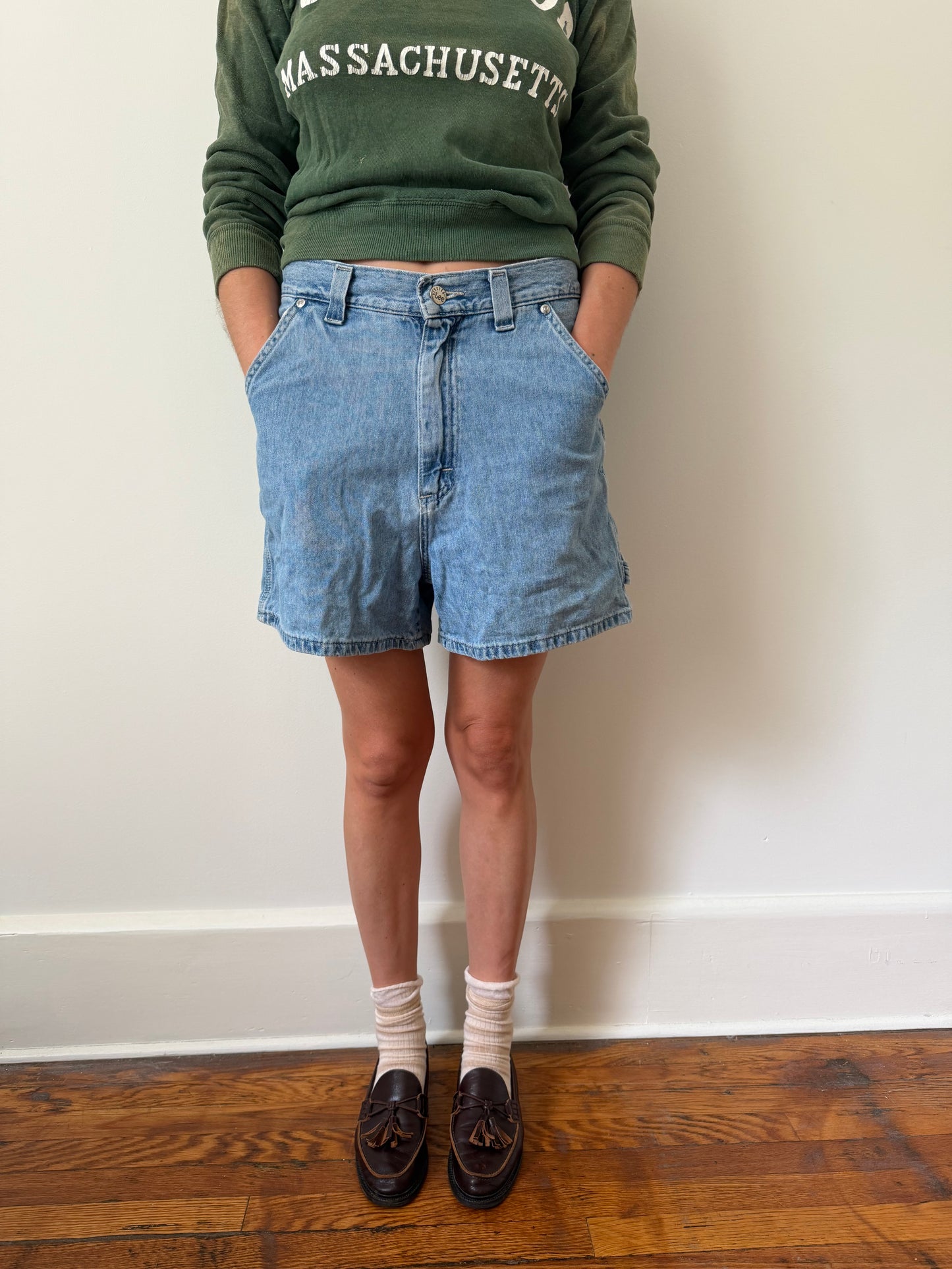 Riveted Lee Denim Carpenters Shorts