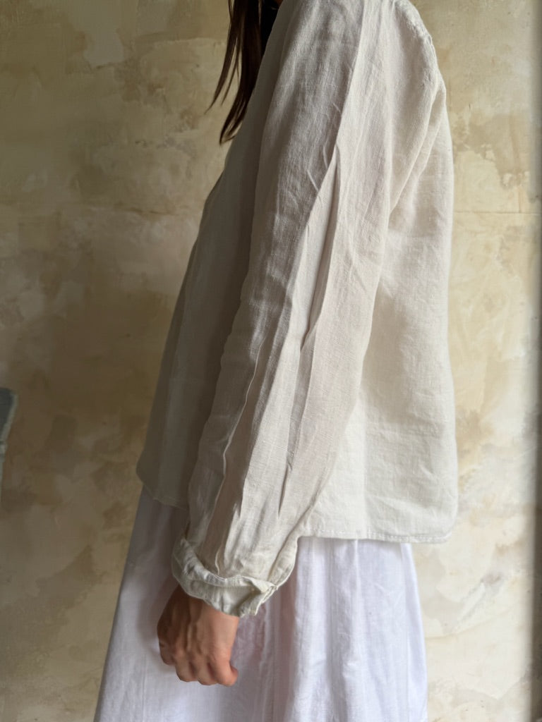 Antique Italian Linen Blouse