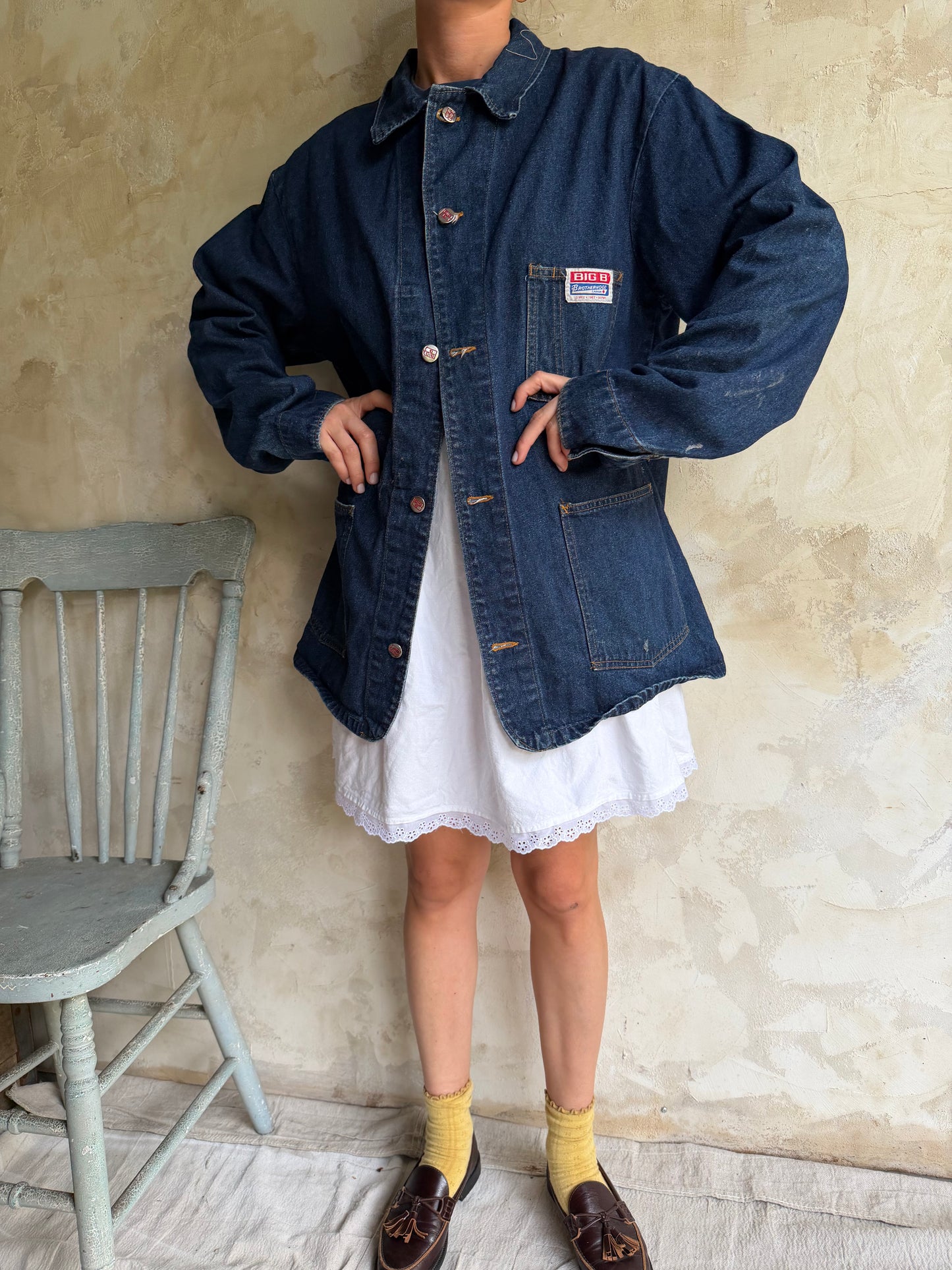 Big B Dark Denim Chore Jacket