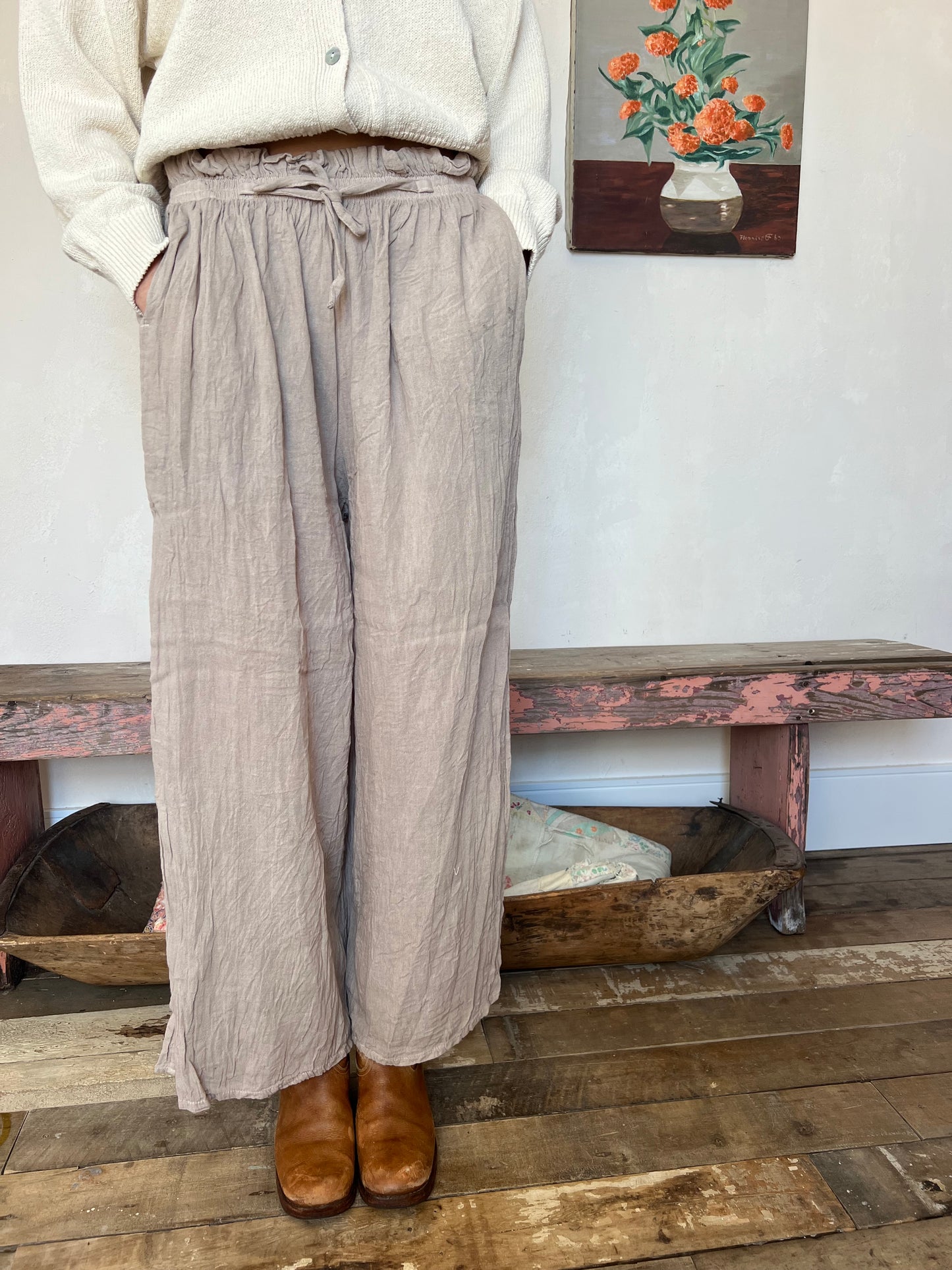 Oaxacan Stone Cotton Pant