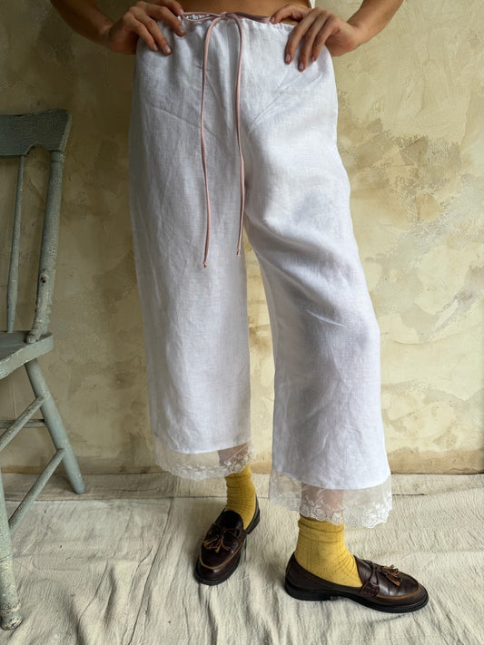 Handmade Lace Bloomer Pants