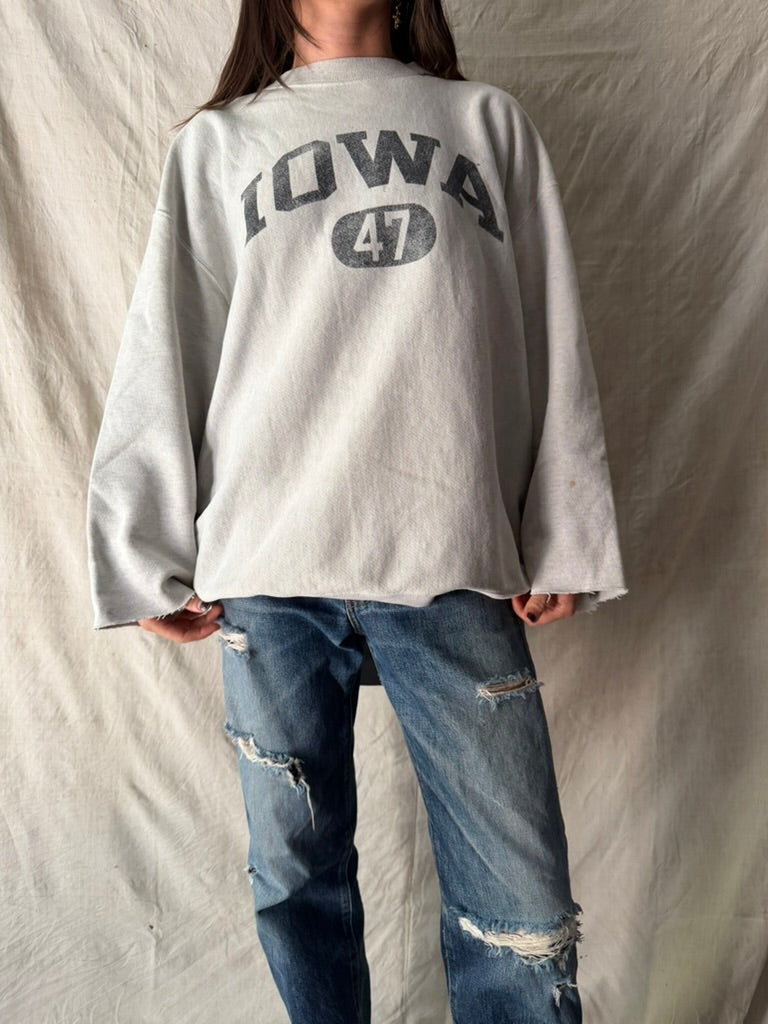 Iowa Cropped Crewneck