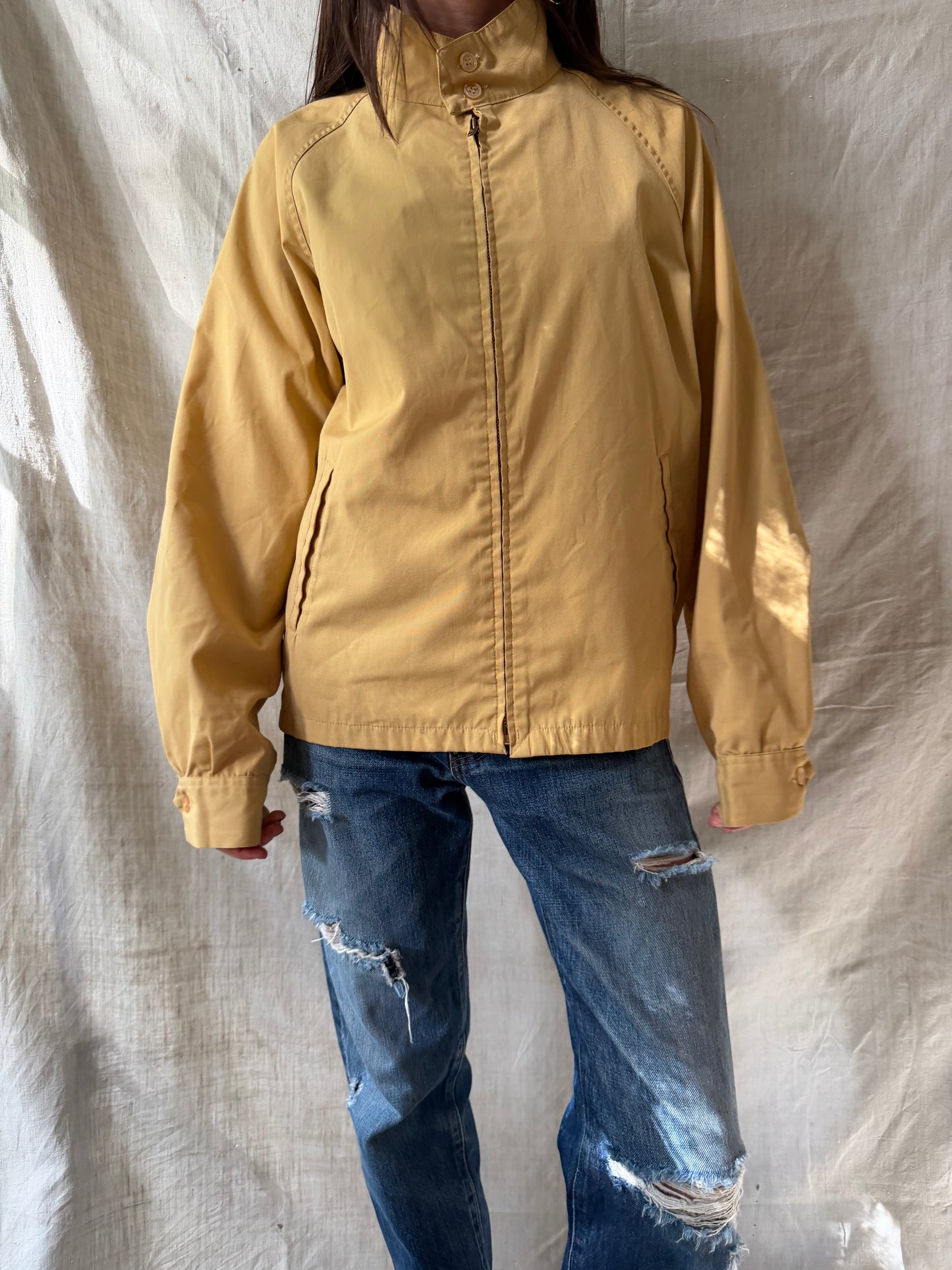 Butter Yellow Windbreaker