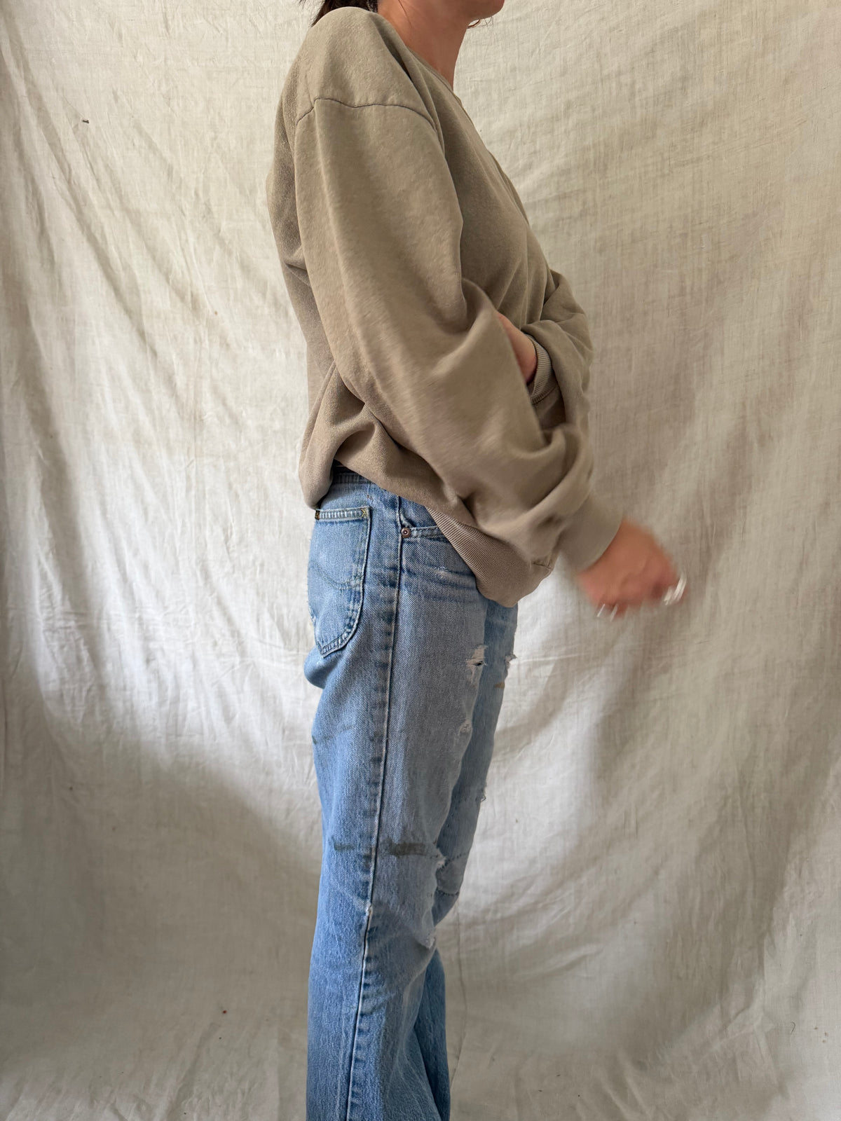 Faded Taupe Crewneck