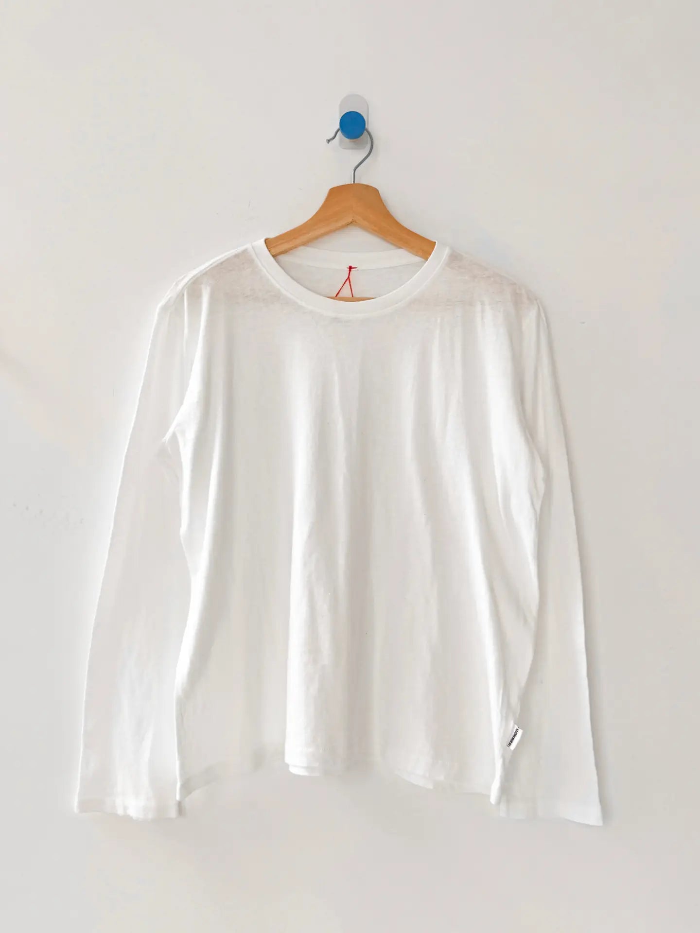 Foundation Long Sleeve Tee in Vintage White by Le Bon Shoppe