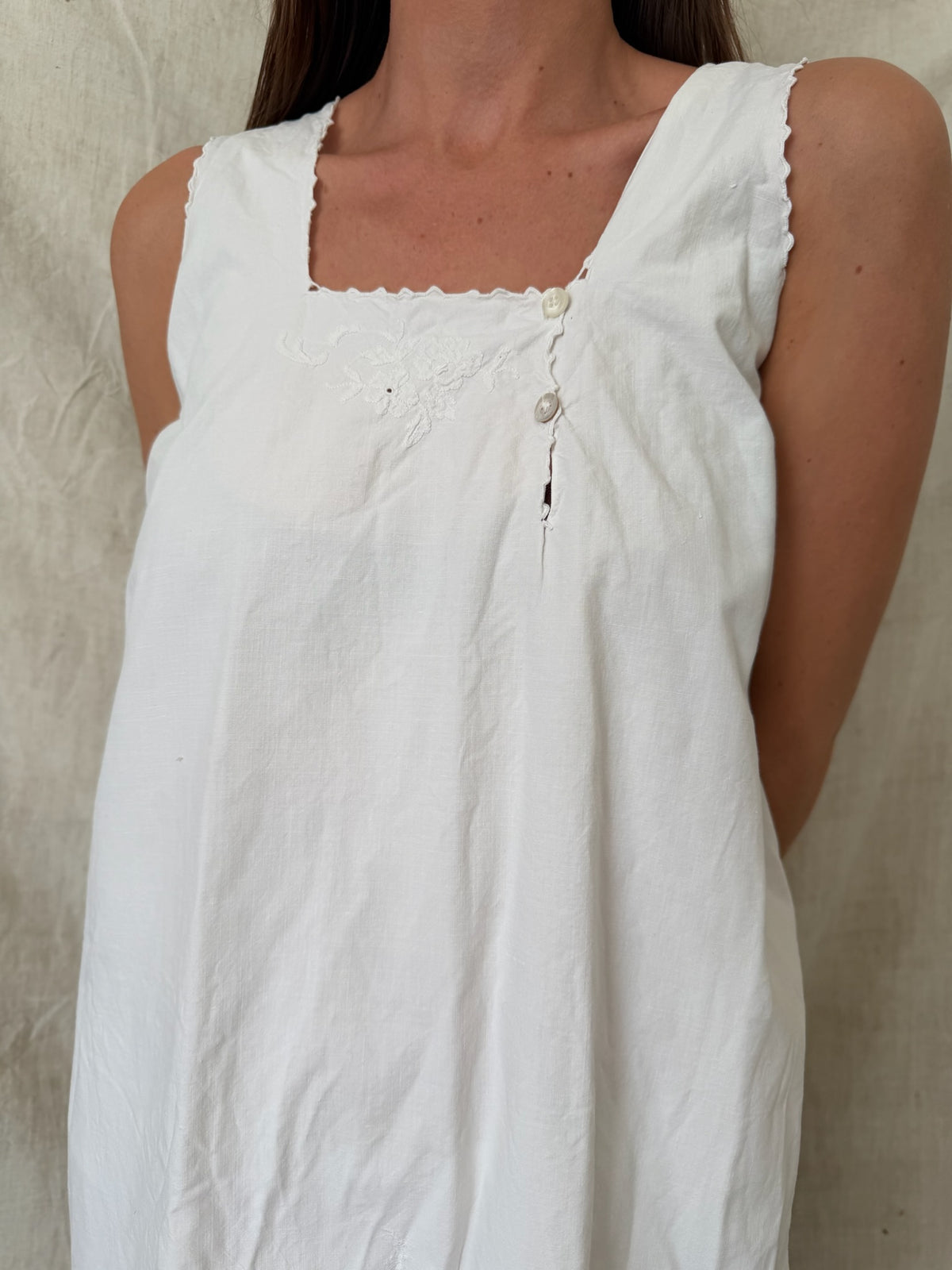 Antique Italian Cotton Slip