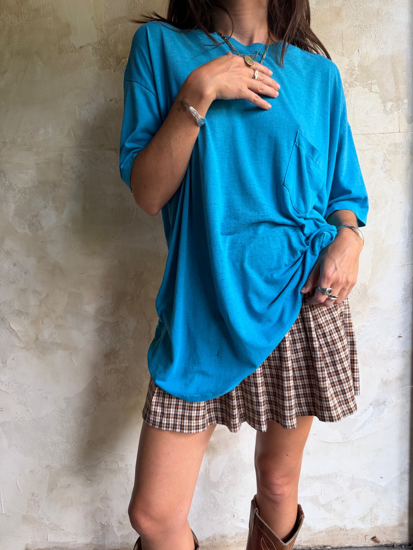 Super Thin Teal Tee