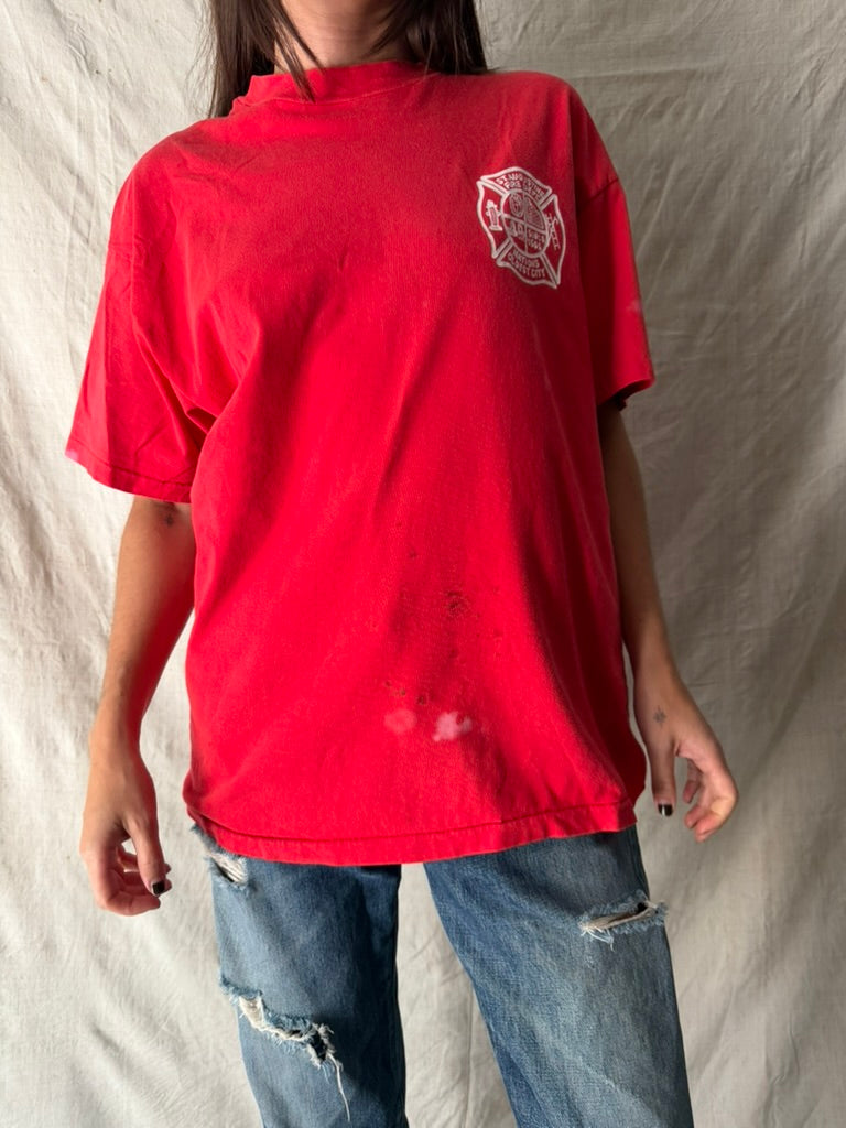 Red Fire Dept. Tee.