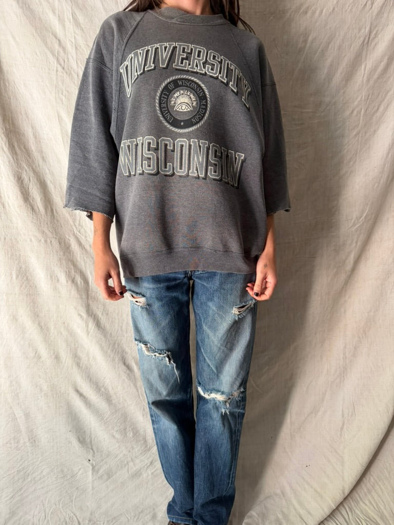 University of Wisconsin Grey Crewneck
