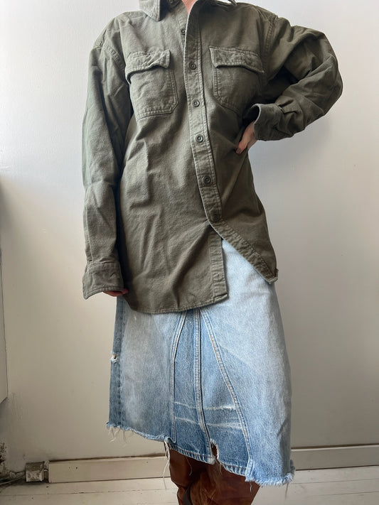 Military Green Flannel