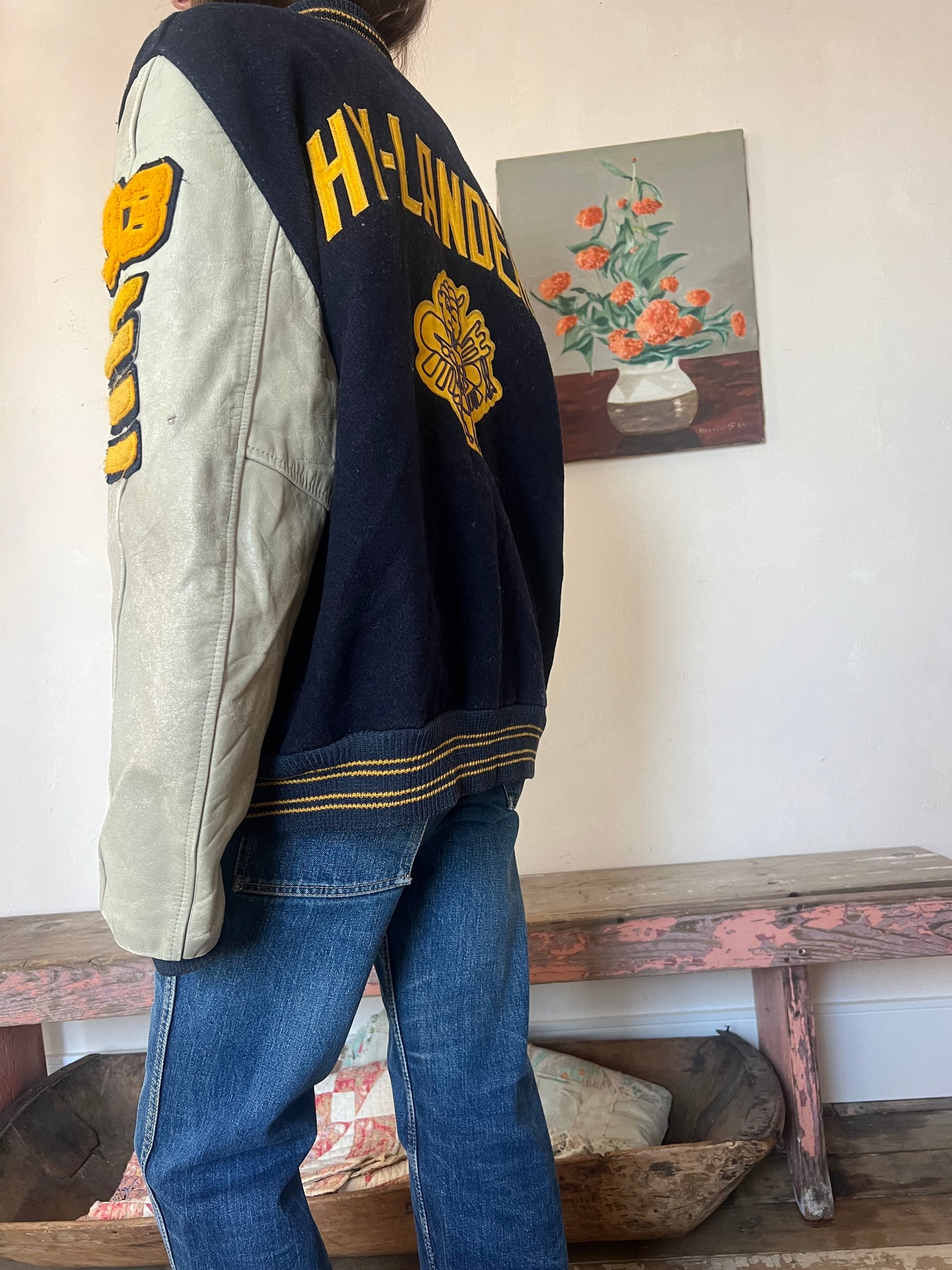Buds Navy Varsity Jacket