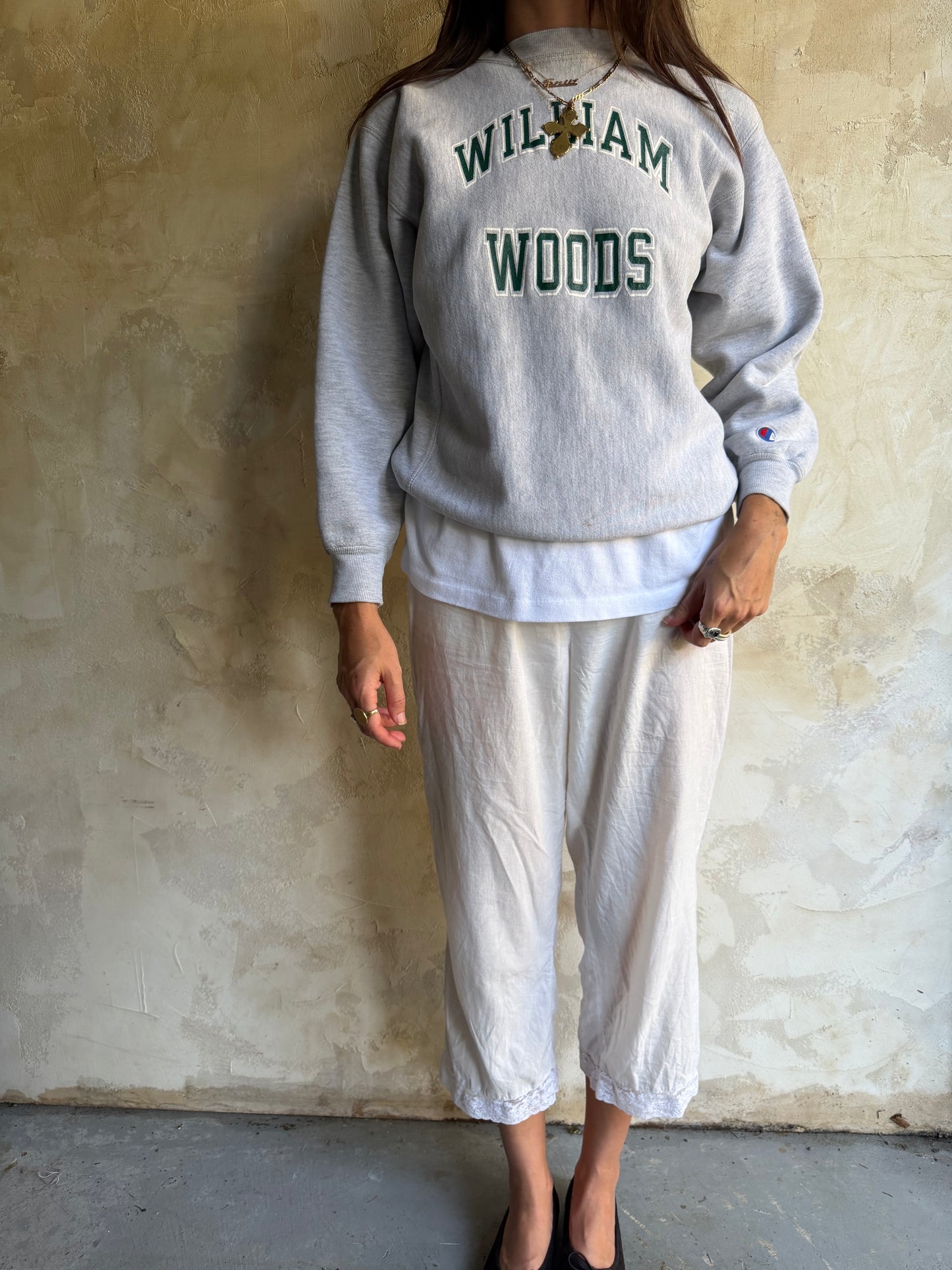 Grey William Woods Crewneck