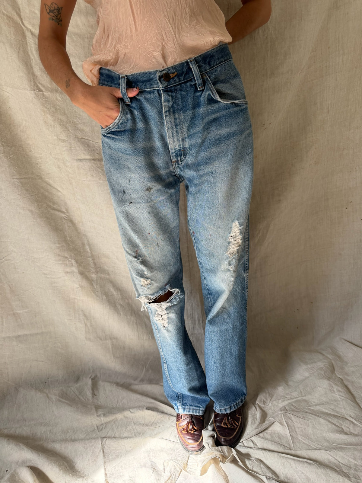Super Faded Rustler Denim
