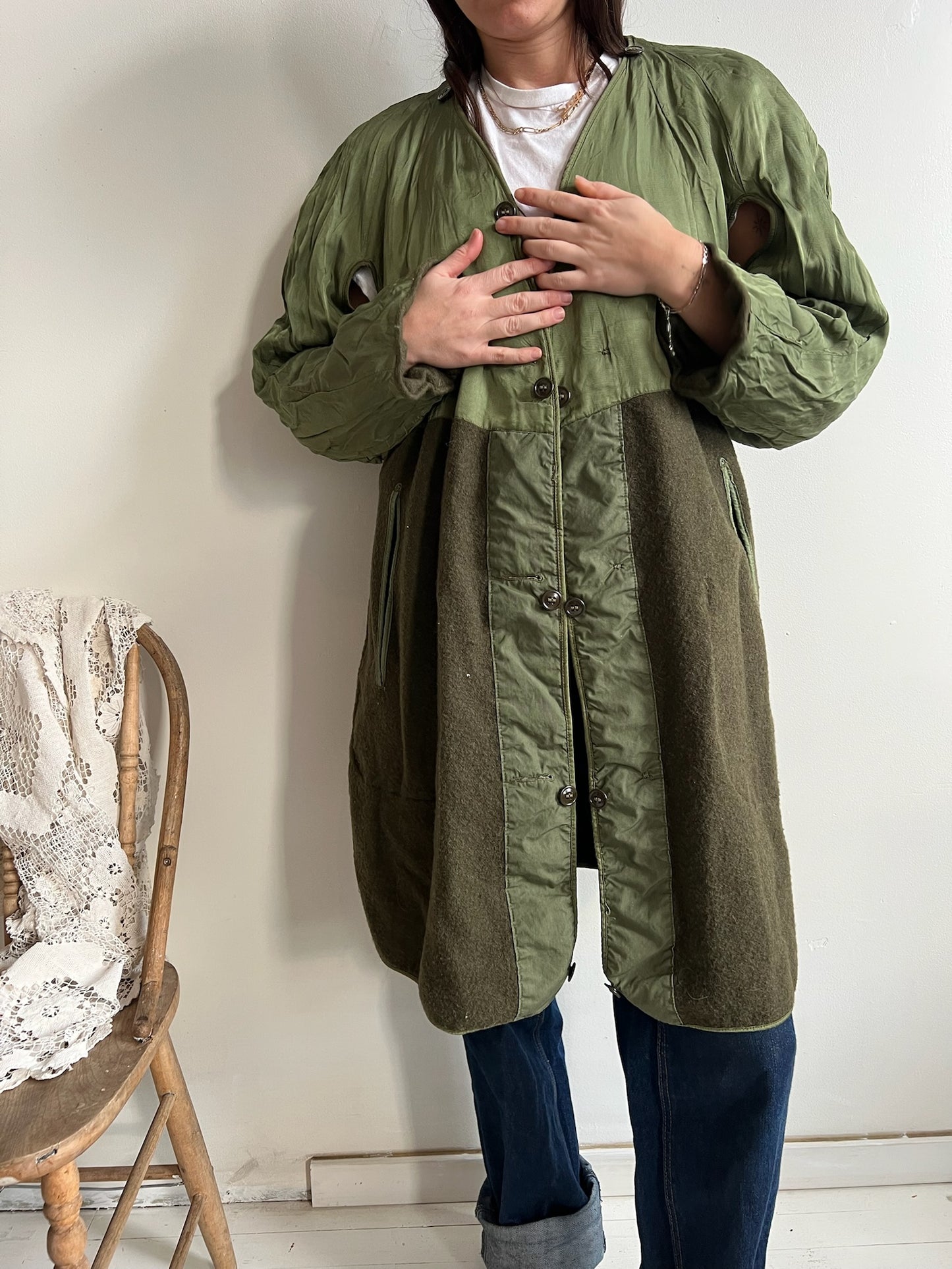 Wool Long Military Liner