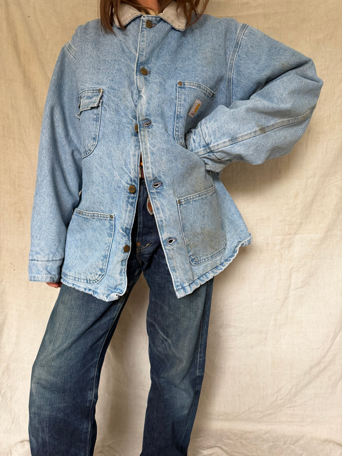 Lightwash Denim Carhartt Chore Jacket