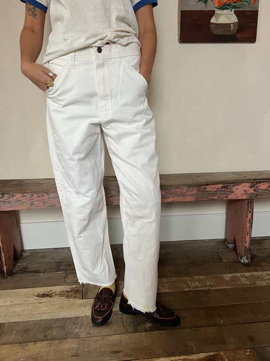 Stan Ray White Carpenter Pants