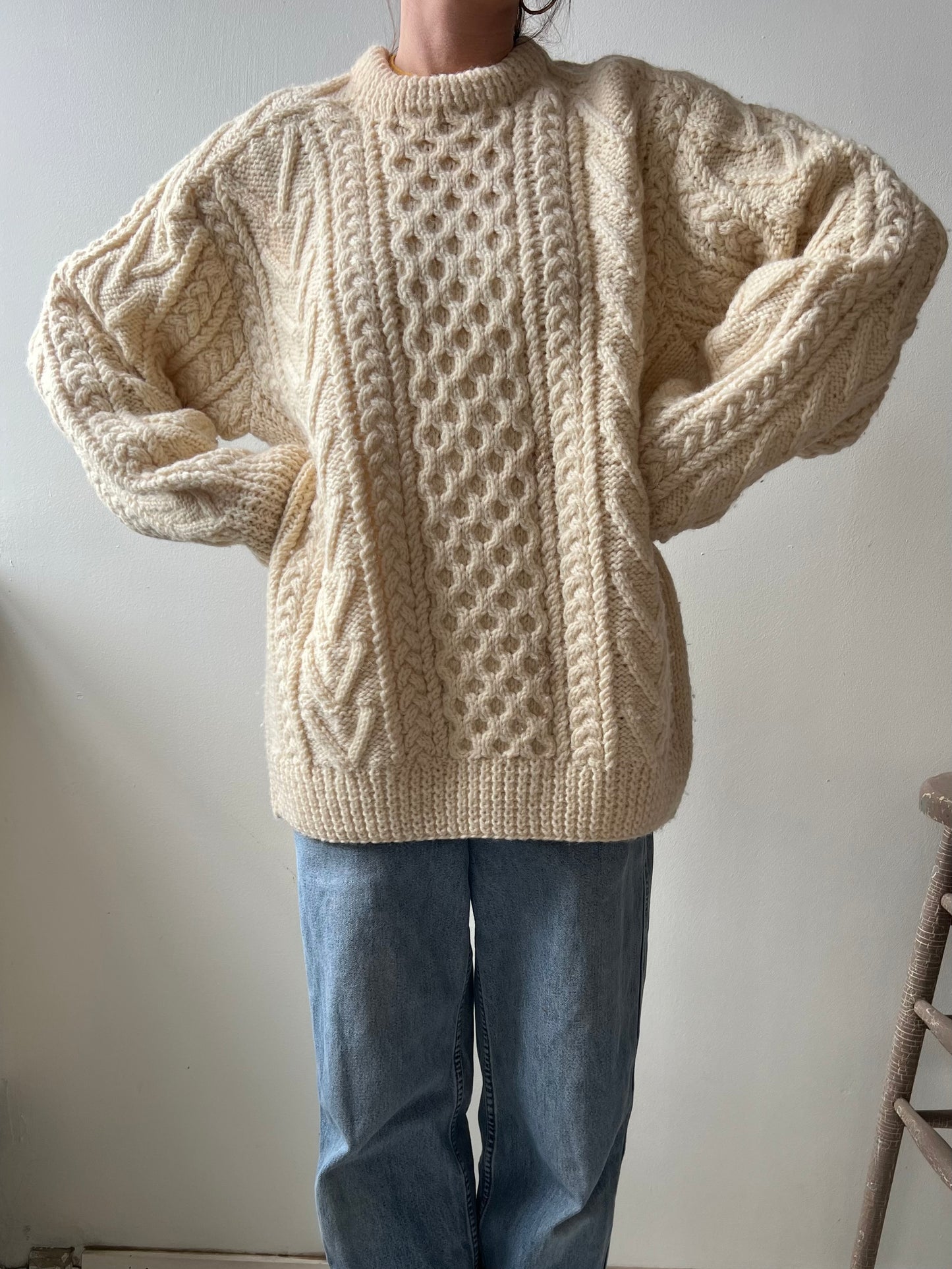 Gaeltarra Handknit Irish Wool Sweater