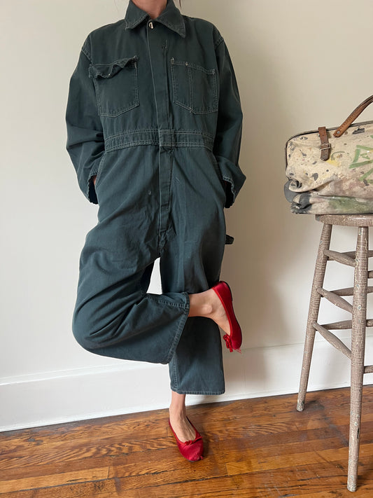 Green Grey Coveralls