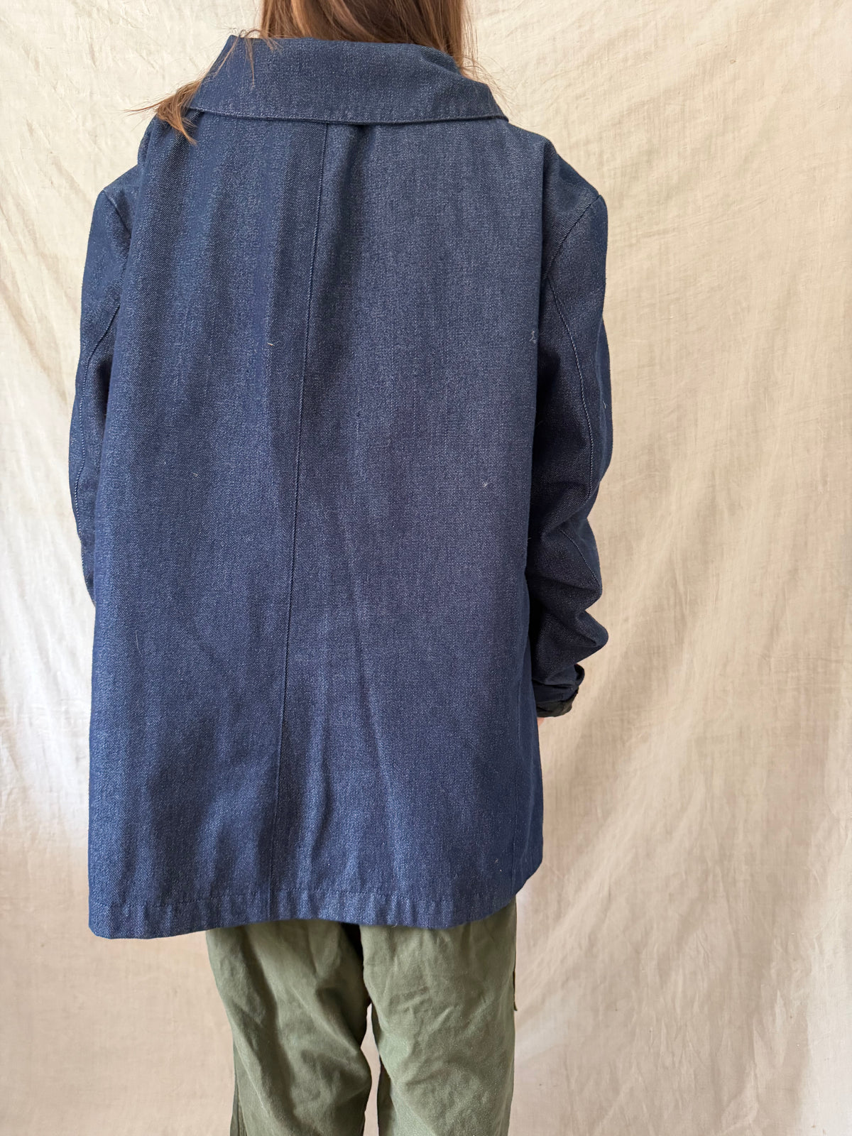 Denim Peacoat
